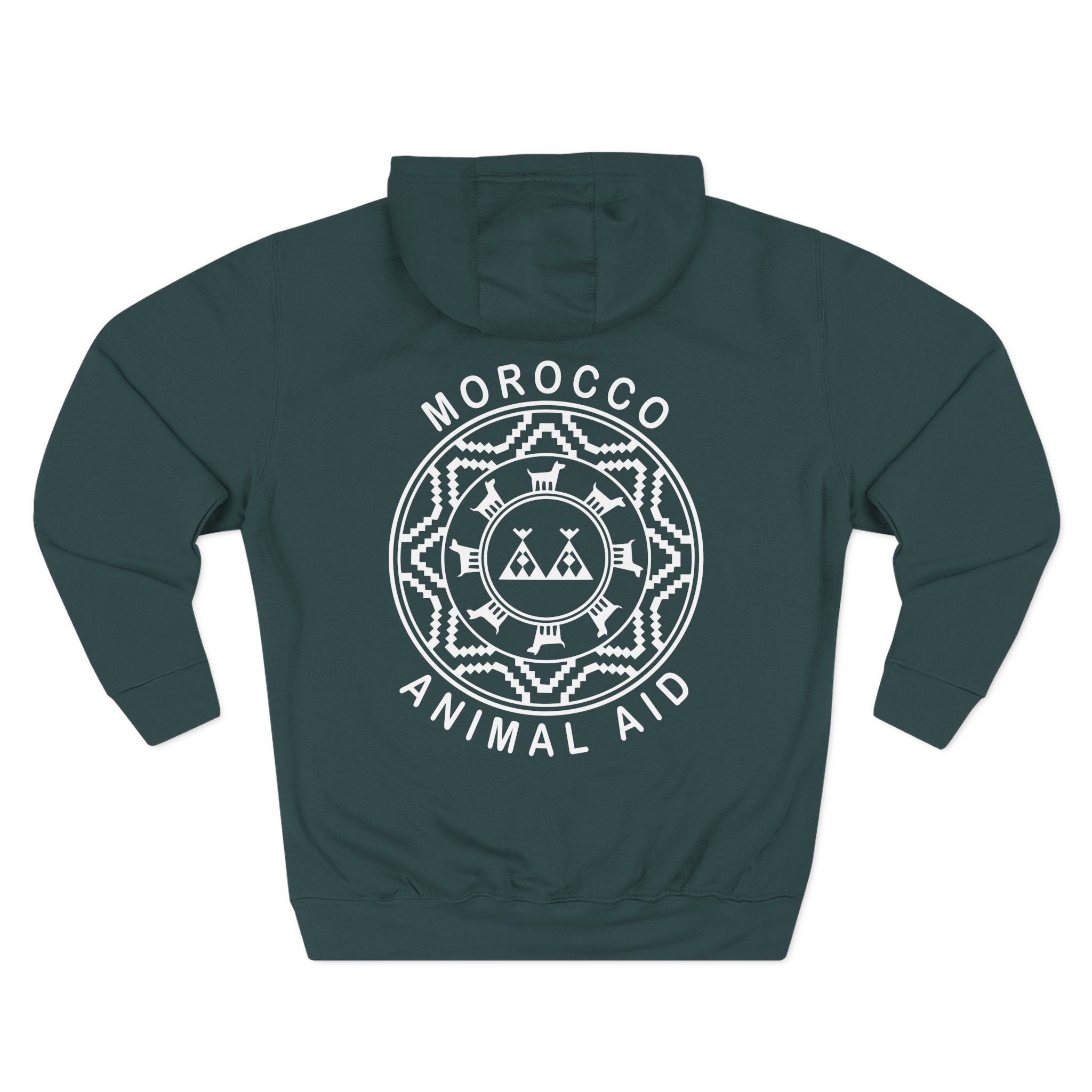 Kinging It Morocco Animal Aid Three-Panel Fleece Hoodie - Image 6