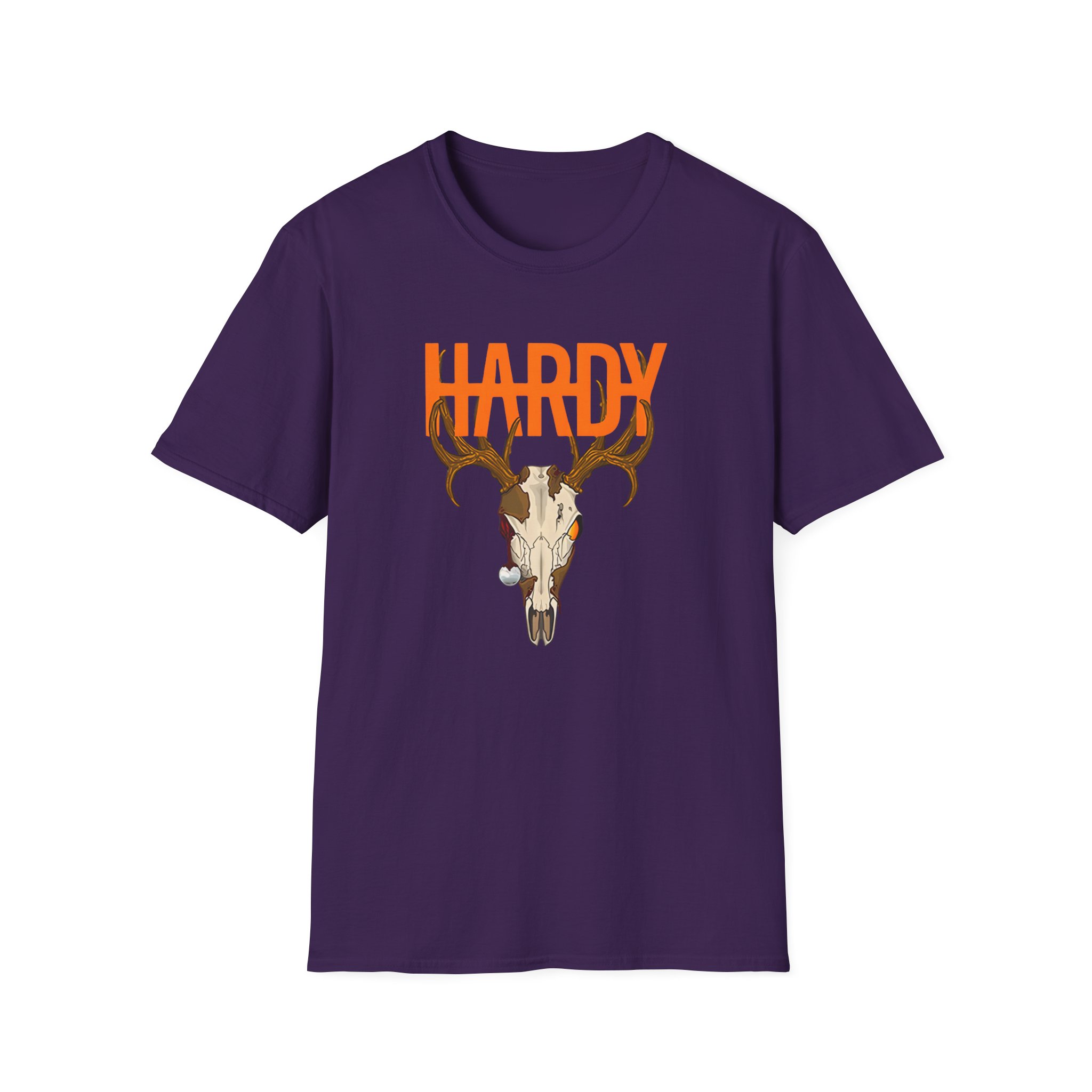 Hd Deer Skull Unisex Softstyle T-Shirt - Image 27