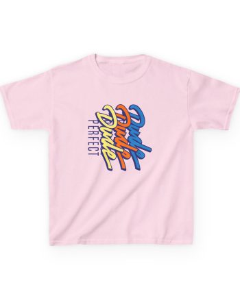 Dude Perfect Stacked Script Kids Heavy Cotton™ Tee
