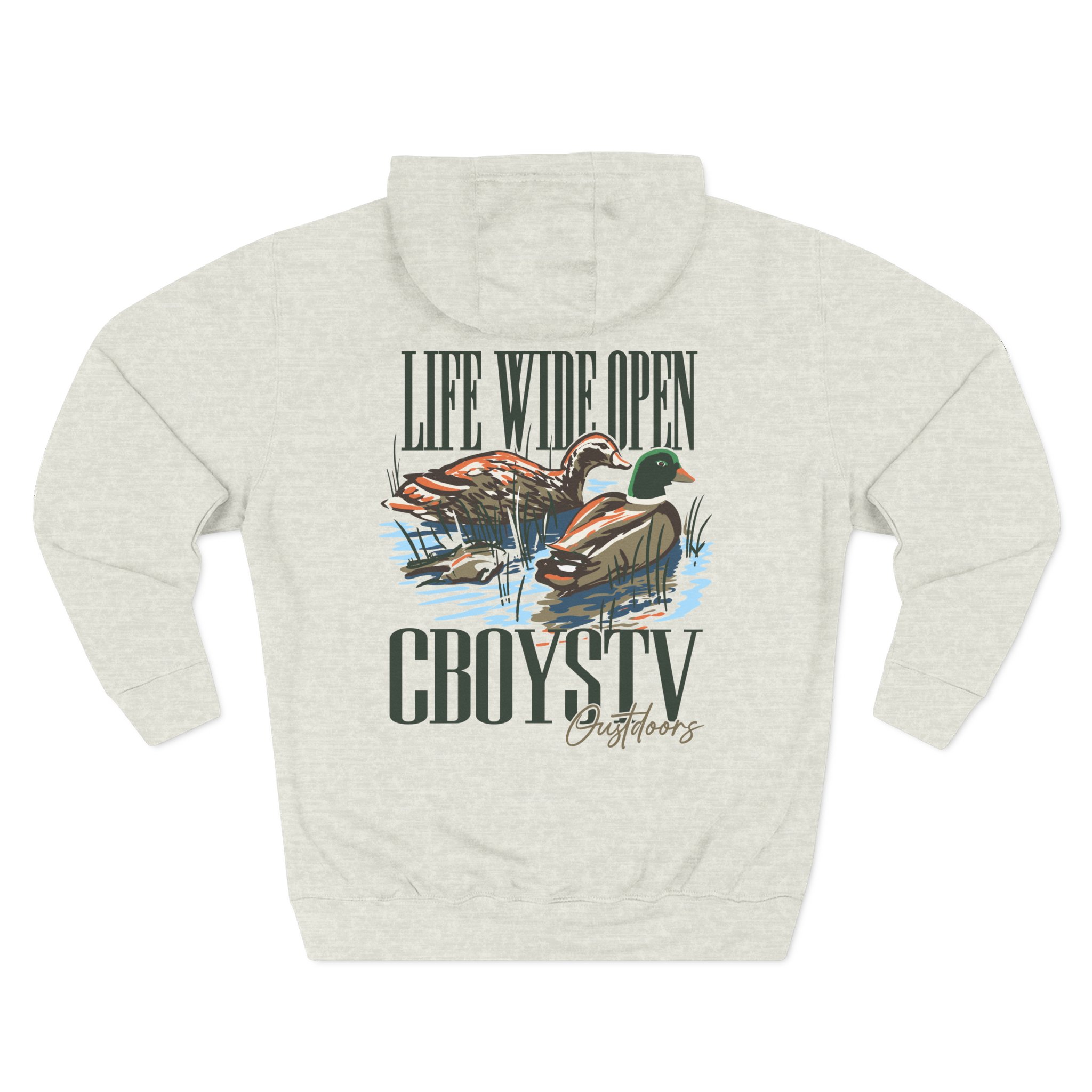 Cboystv Mallard Three-Panel Fleece Hoodie - Image 10
