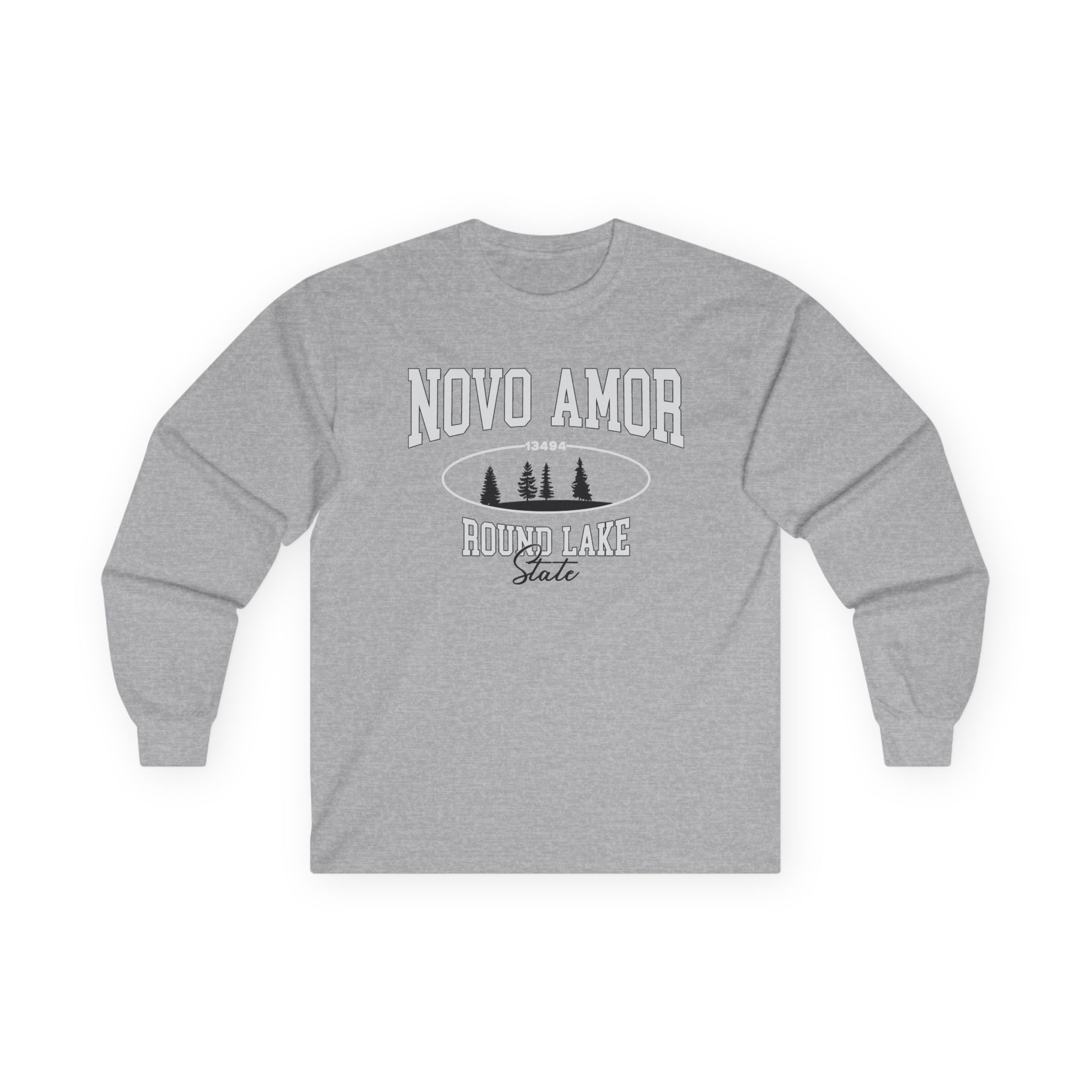 Novo Amor Round Lake State Unisex Ultra Cotton Long Sleeve Tee