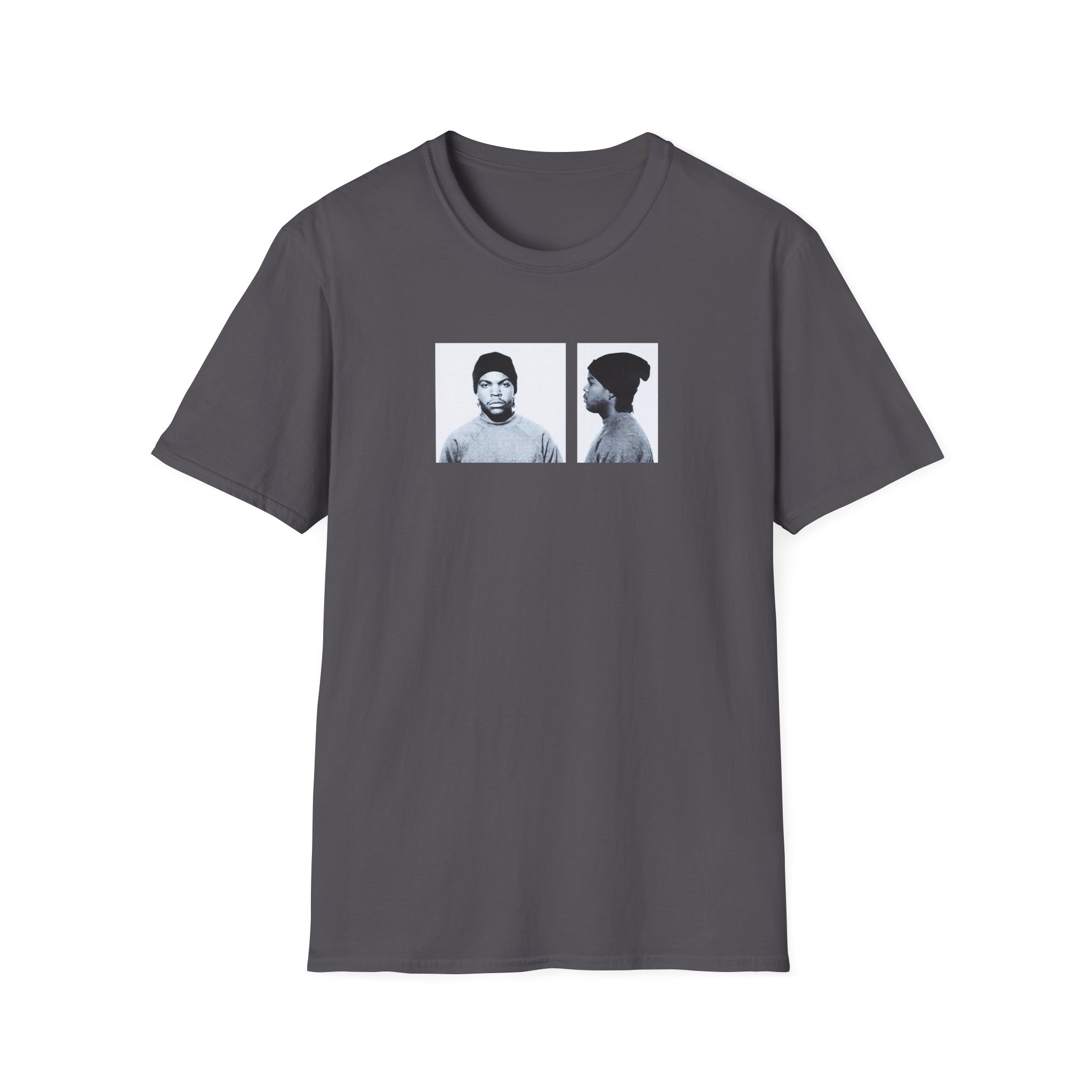 Ice Cube Mug Shot Unisex Softstyle T-Shirt - Image 19