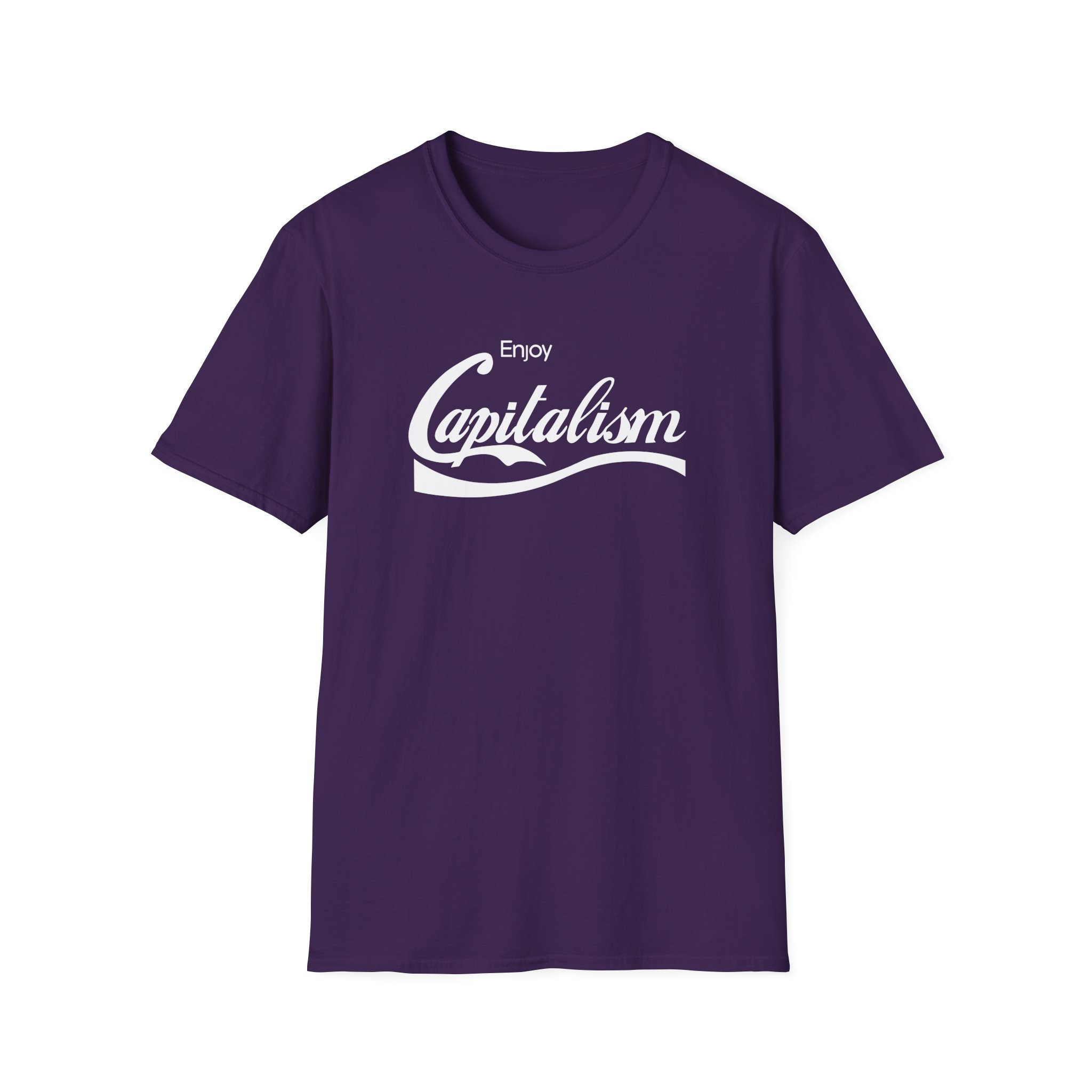 Valuetainment Enjoy Capitalism Unisex Softstyle T-Shirt - Image 21