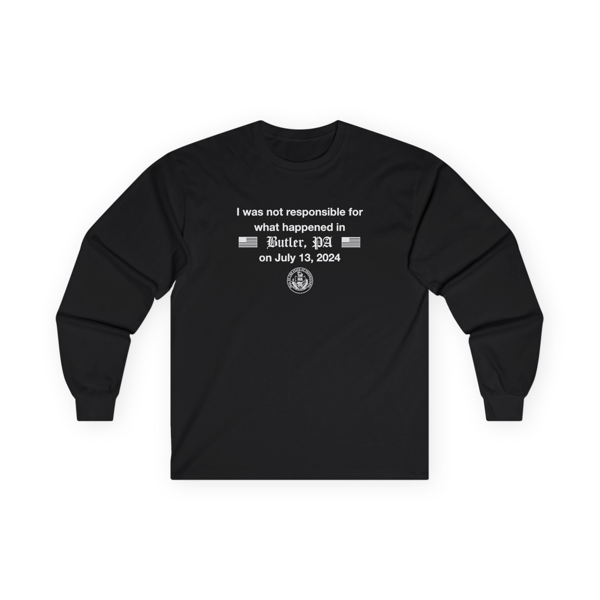 Jschlatt the Presidential Mishap Unisex Ultra Cotton Long Sleeve Tee