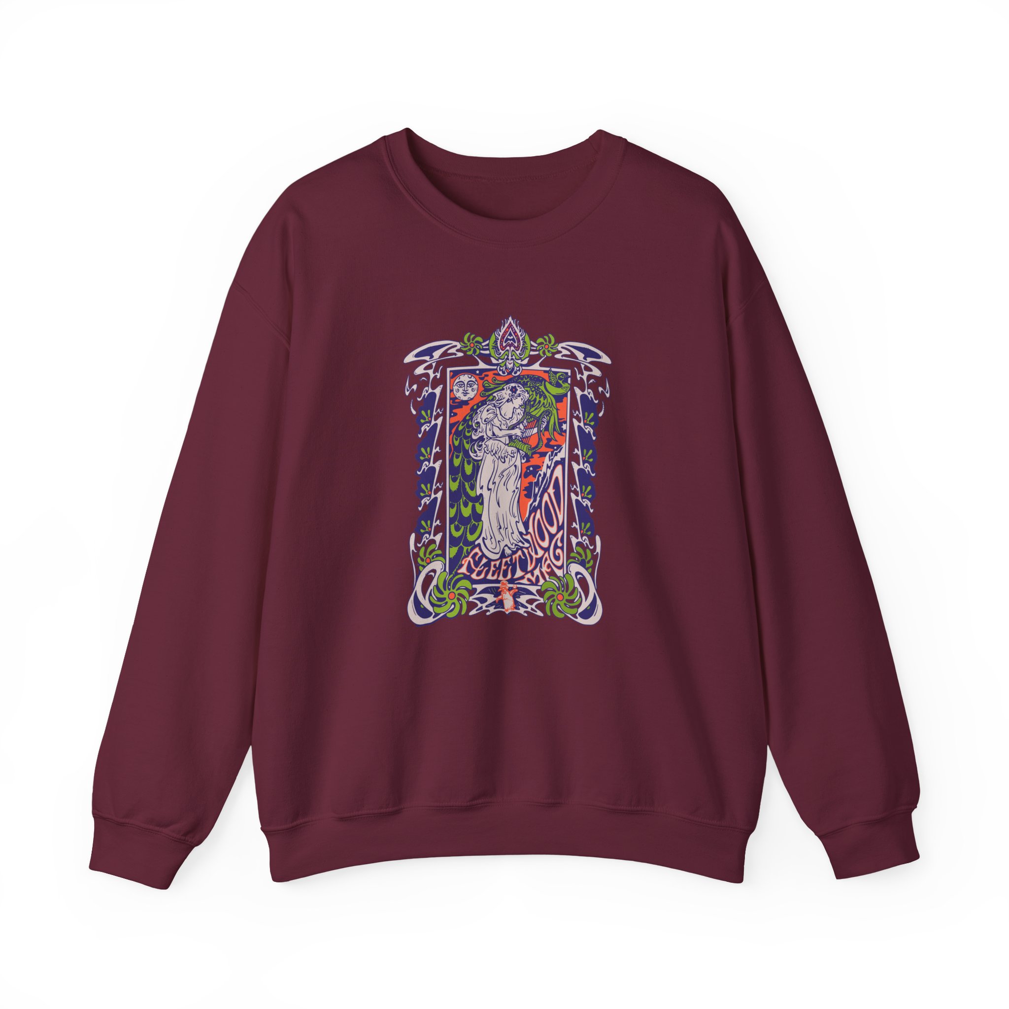 Fleetwood Mac Lady Lyre Unisex Heavy Blend™ Crewneck Sweatshirt - Image 5