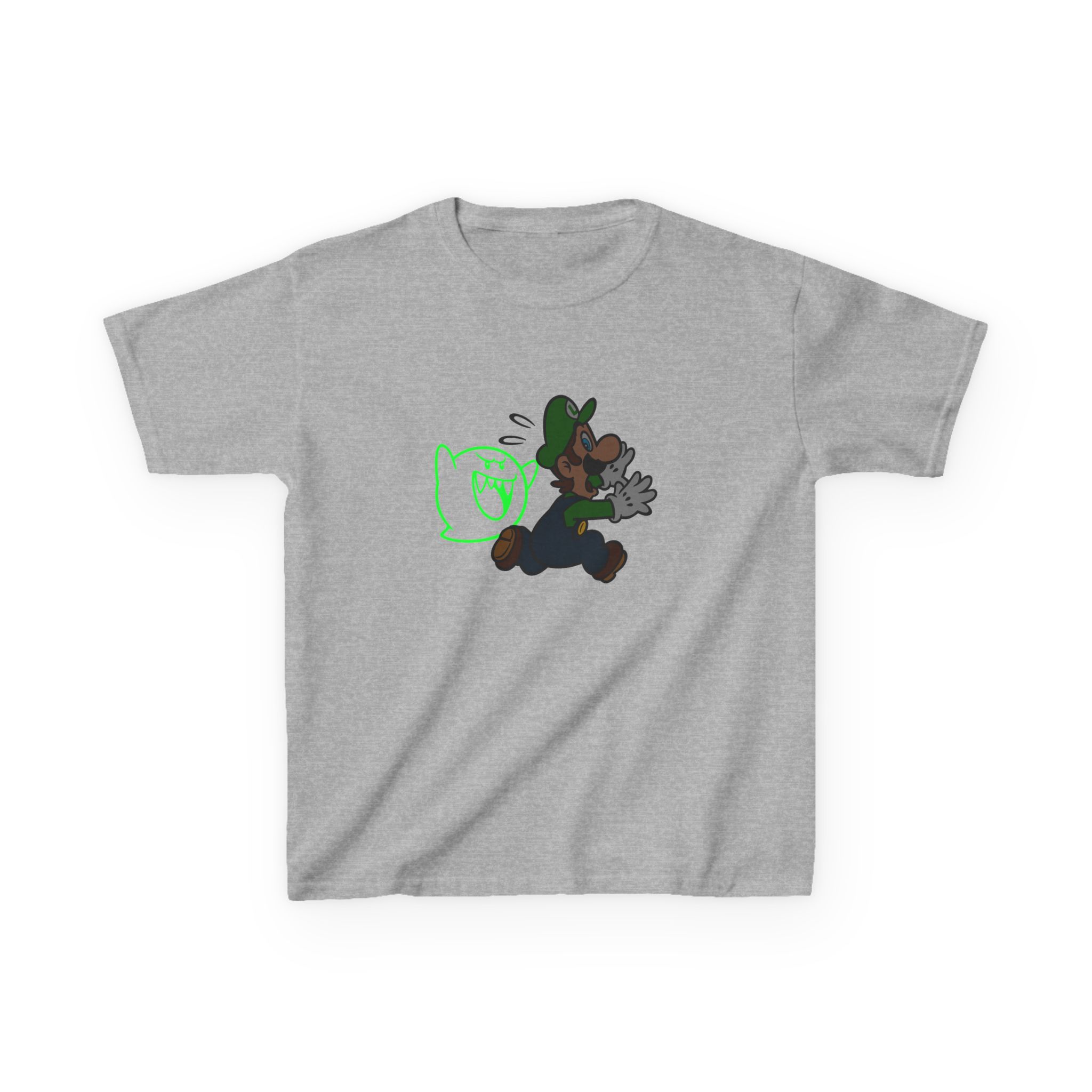 Kids NTD Luigi™ and Boo Heavy Cotton™ Tee