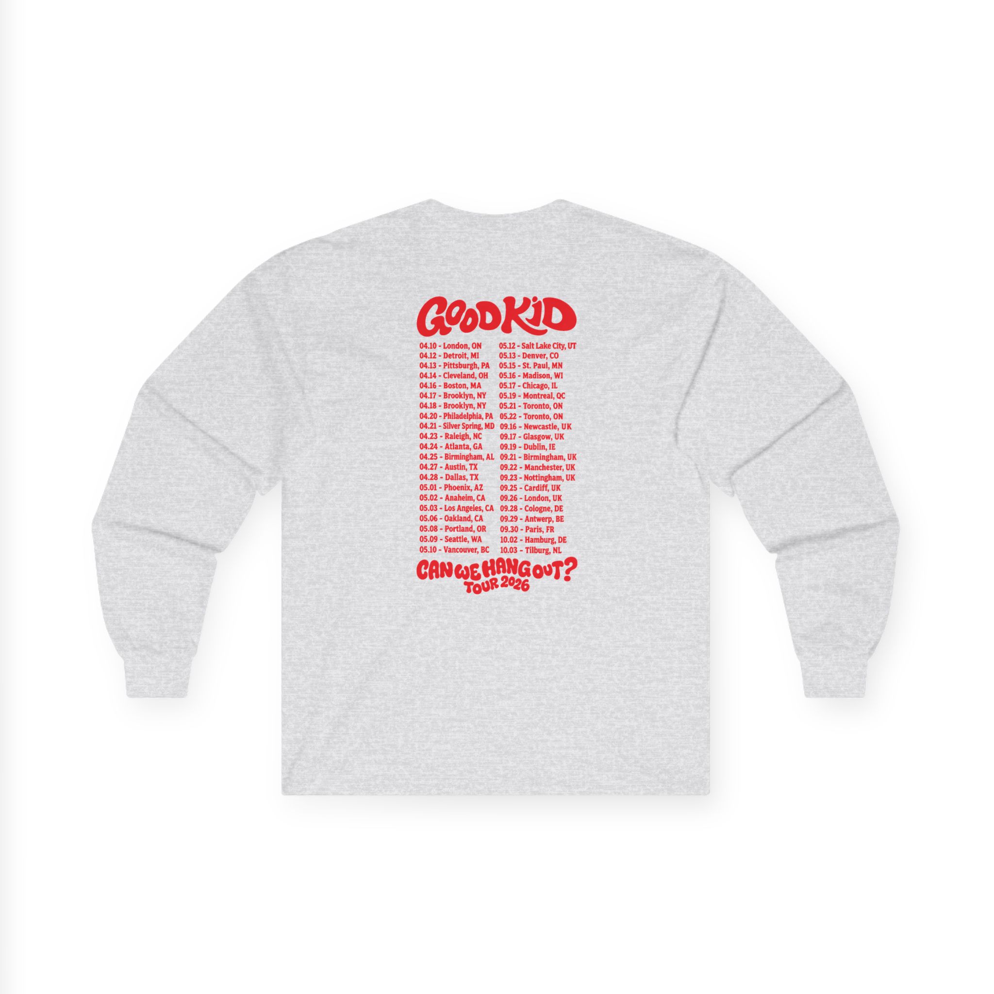 Good Kid Can We Hang Out Unisex Ultra Cotton Long Sleeve Tee - Image 4