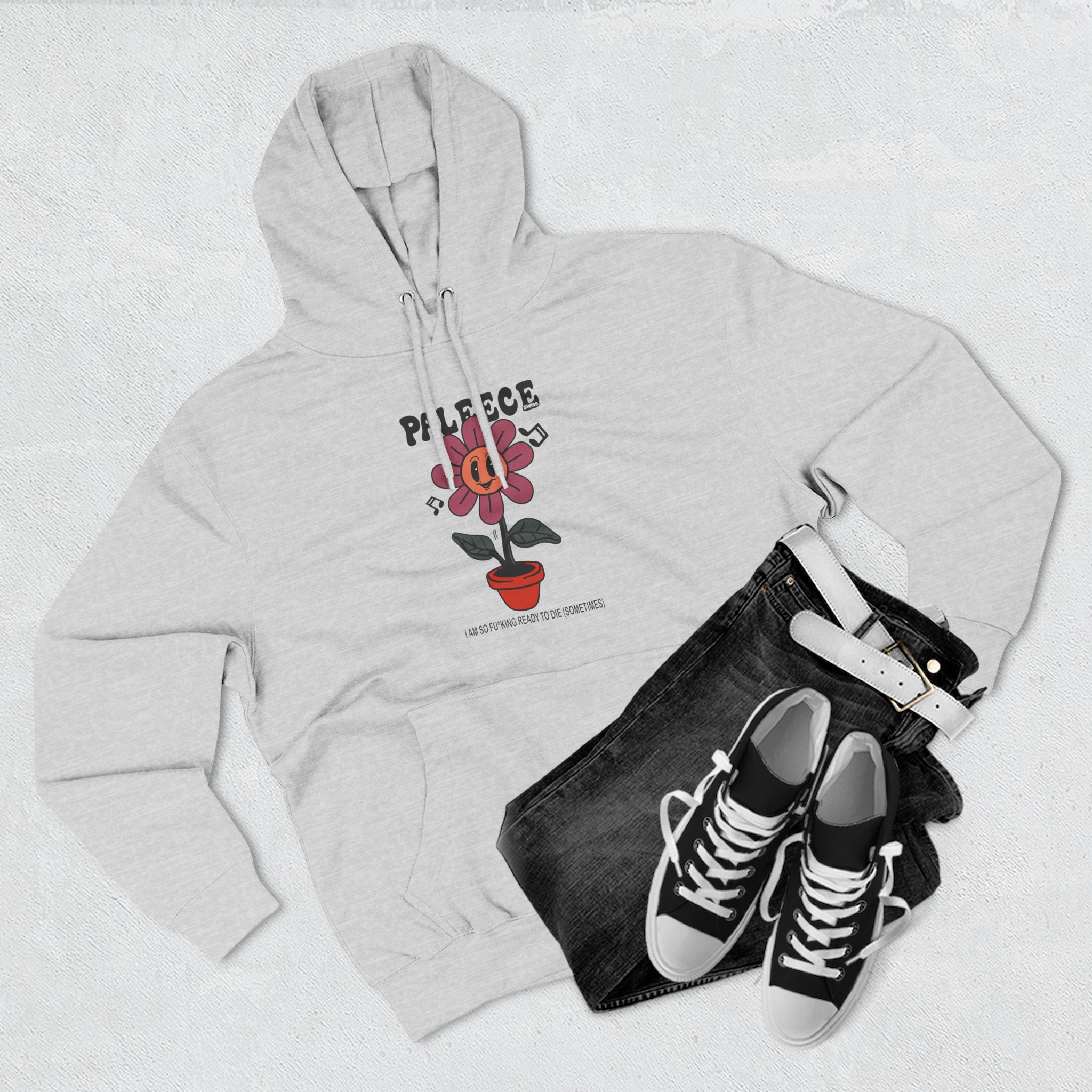 Paleface Swiss Flower Three-Panel Fleece Hoodie - Image 7