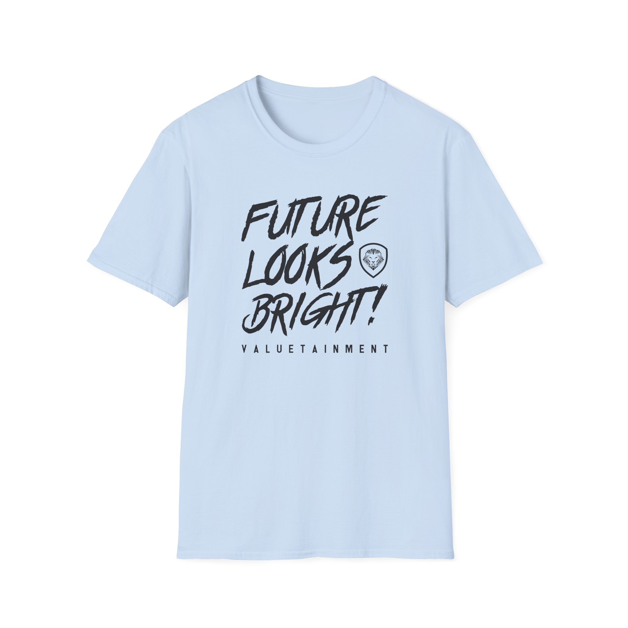 Valuetainment Future Looks Bright Unisex Softstyle T-Shirt - Image 21