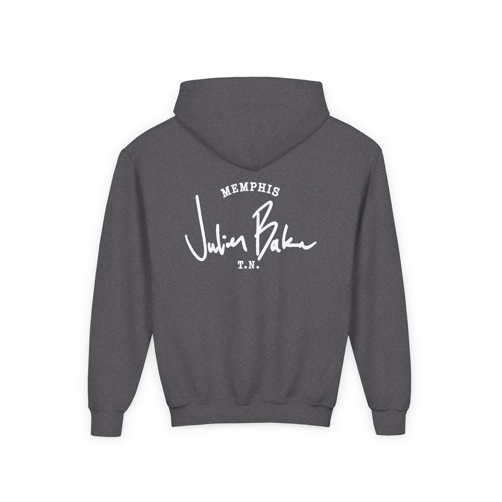 Julien Baker "Work Shirt" Youth Heavy Blend Hooded Sweatshirt - Image 8