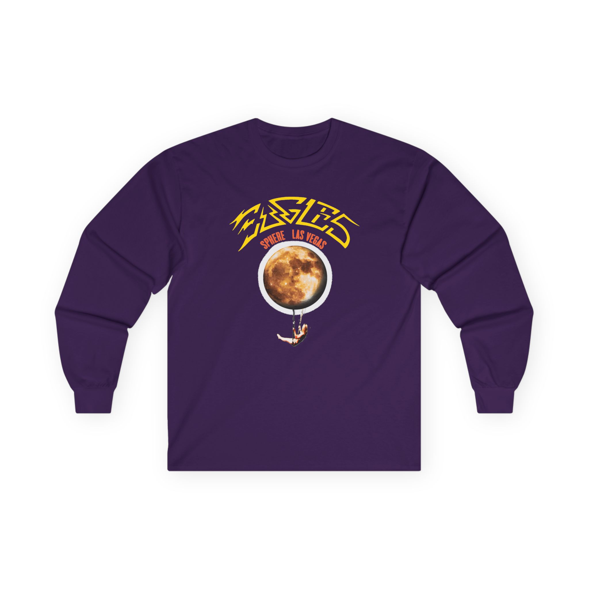 The Eagles Sphere Moon Trapeze Unisex Ultra Cotton Long Sleeve Tee - Image 13