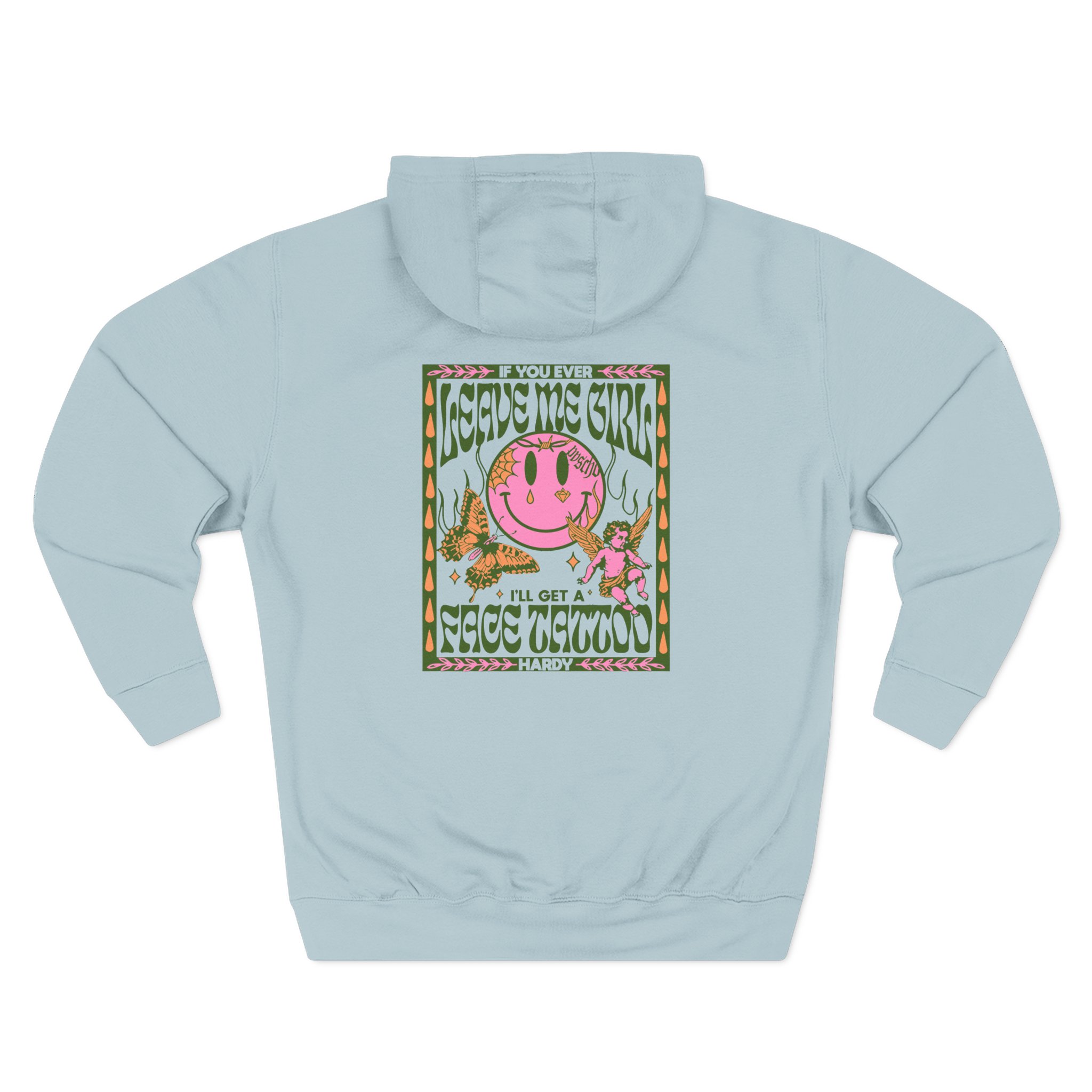Hd if You Ever Leave Me Three-Panel Fleece Hoodie - Image 8
