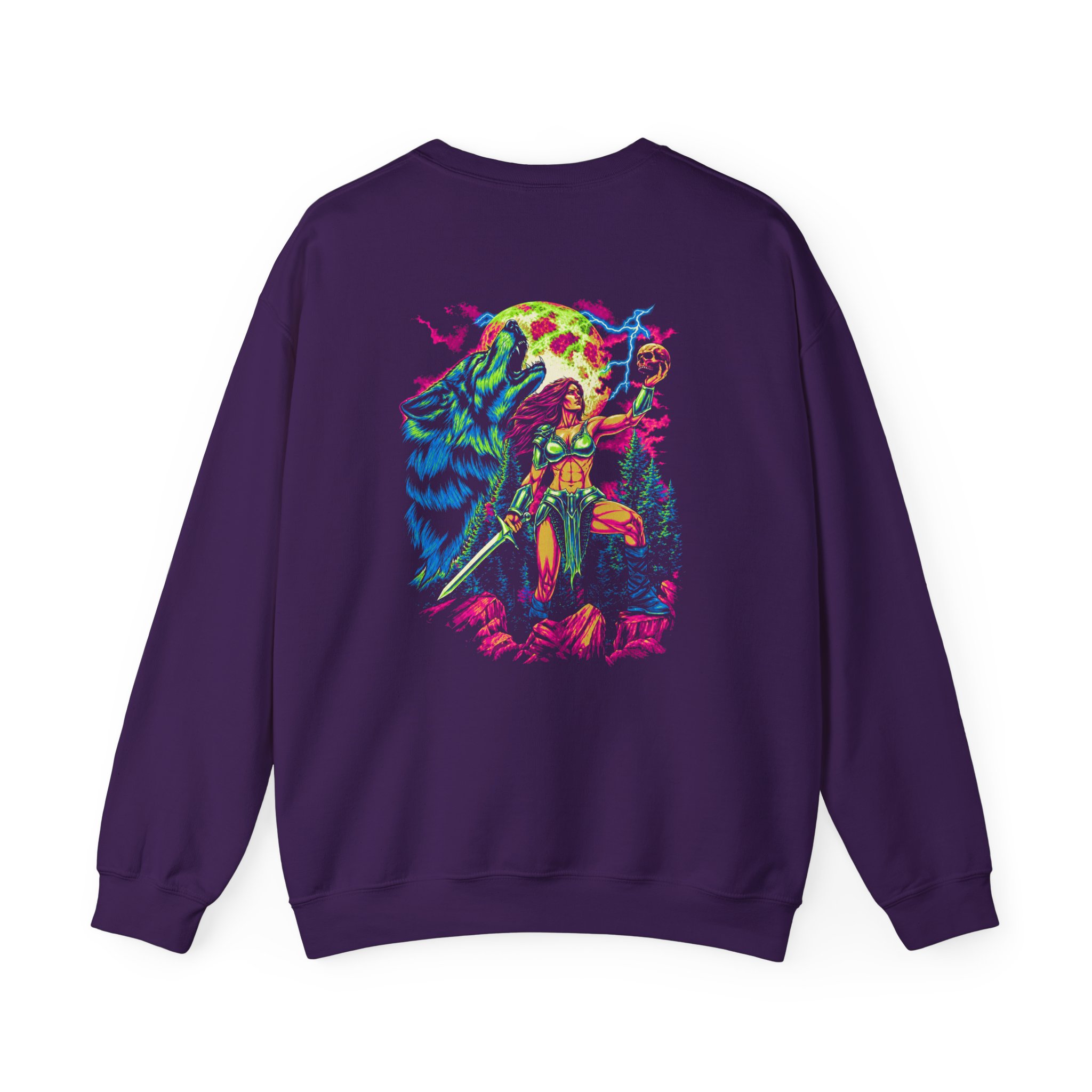 Angelmaker Wolf Spirit (Tour Edition) Unisex Heavy Blend™ Crewneck Sweatshirt - Image 8