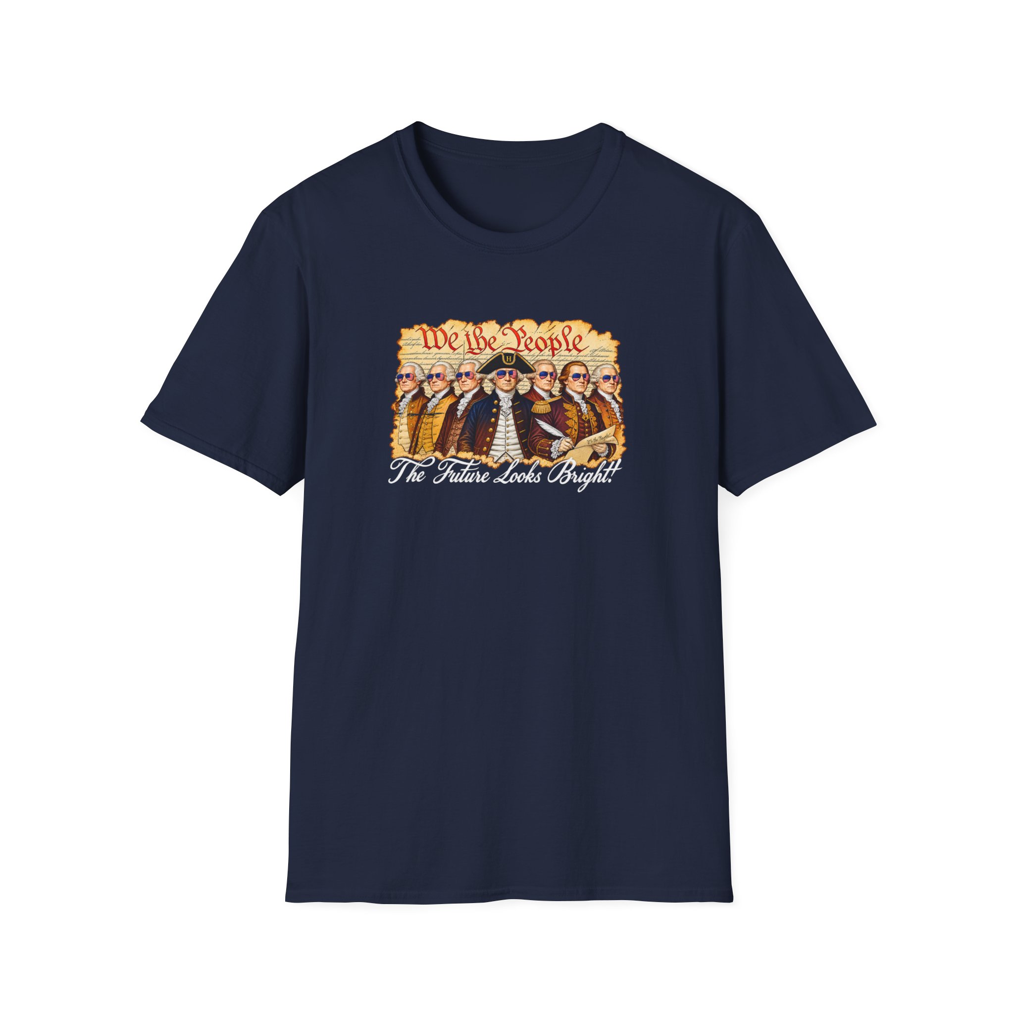 Valuetainment Flb Founding Fathers Unisex Softstyle T-Shirt - Image 15