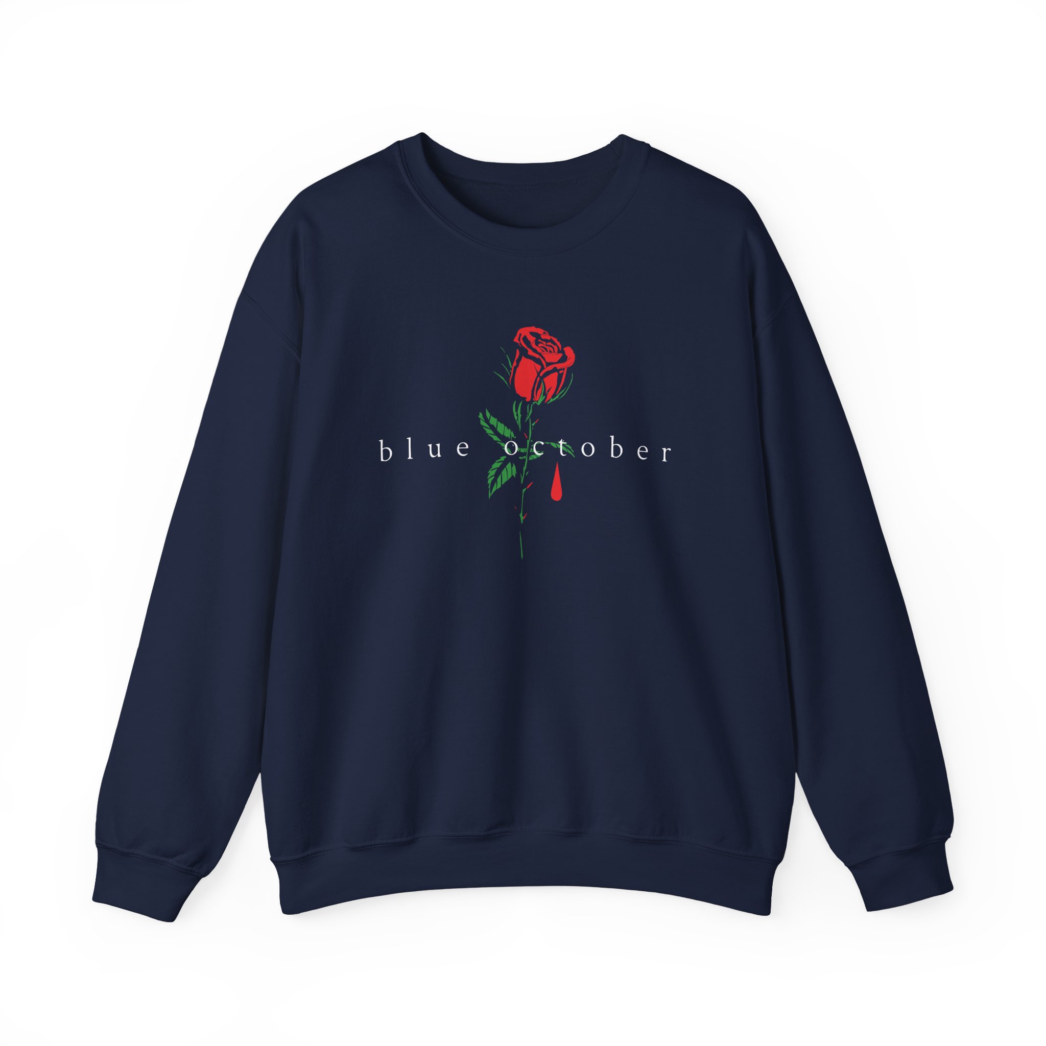 Blue October the Answers Unisex Heavy Blend™ Crewneck Sweatshirt - Image 5