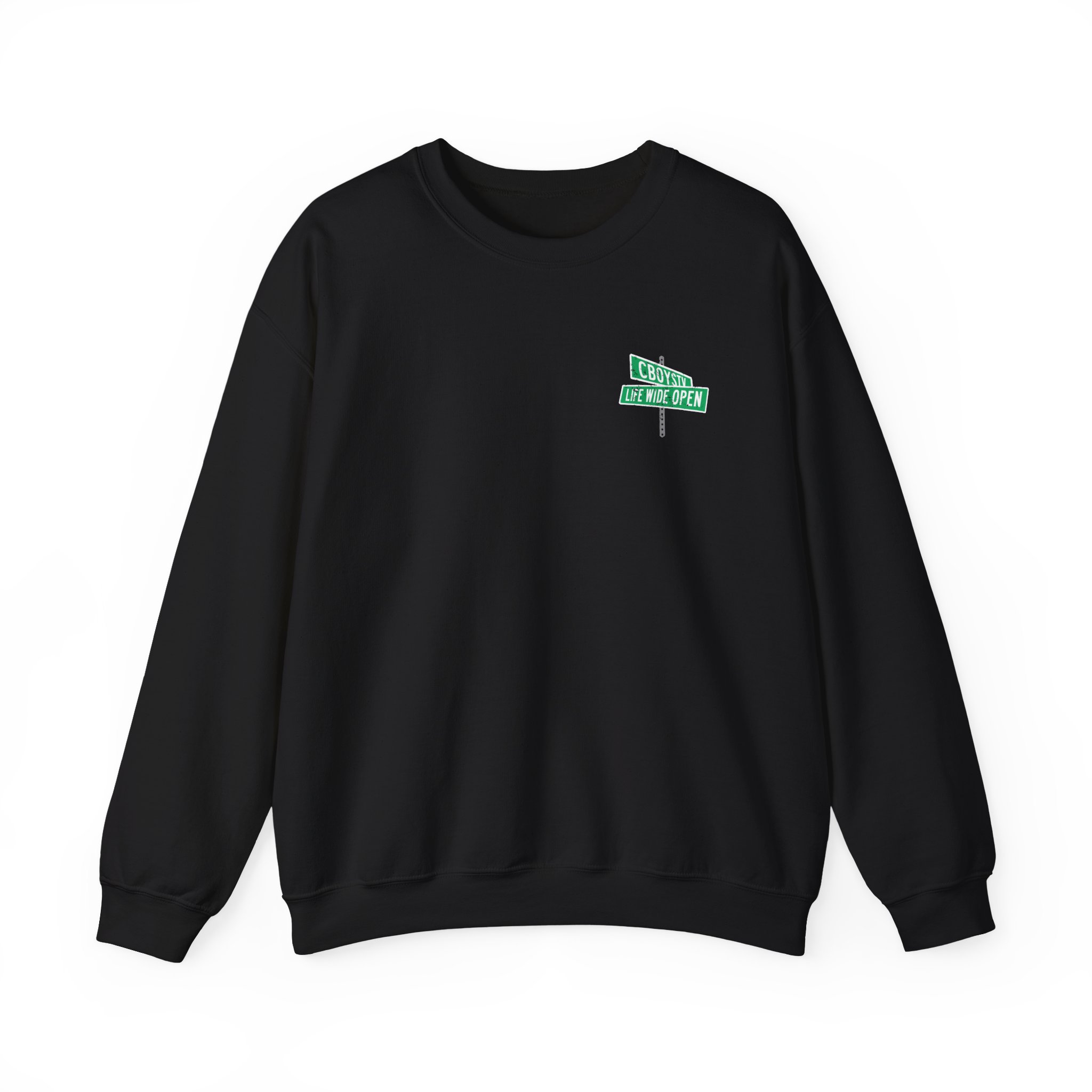 Cboystv Street Sign Unisex Heavy Blend™ Crewneck Sweatshirt