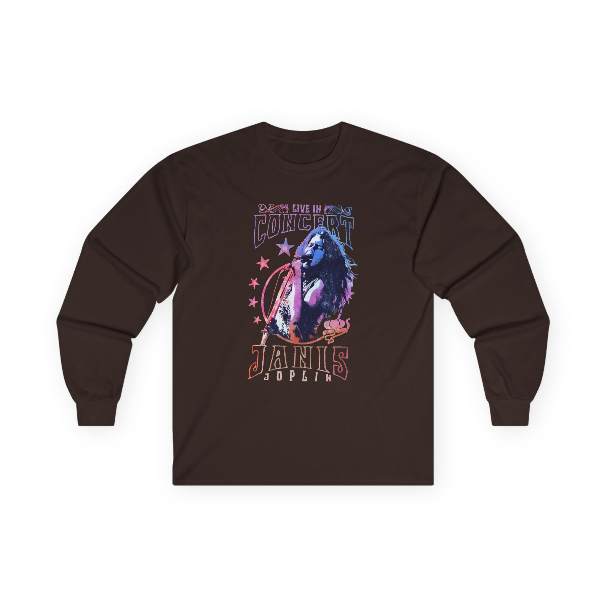 Janis Joplin Concer Unisex Ultra Cotton Long Sleeve Tee - Image 3