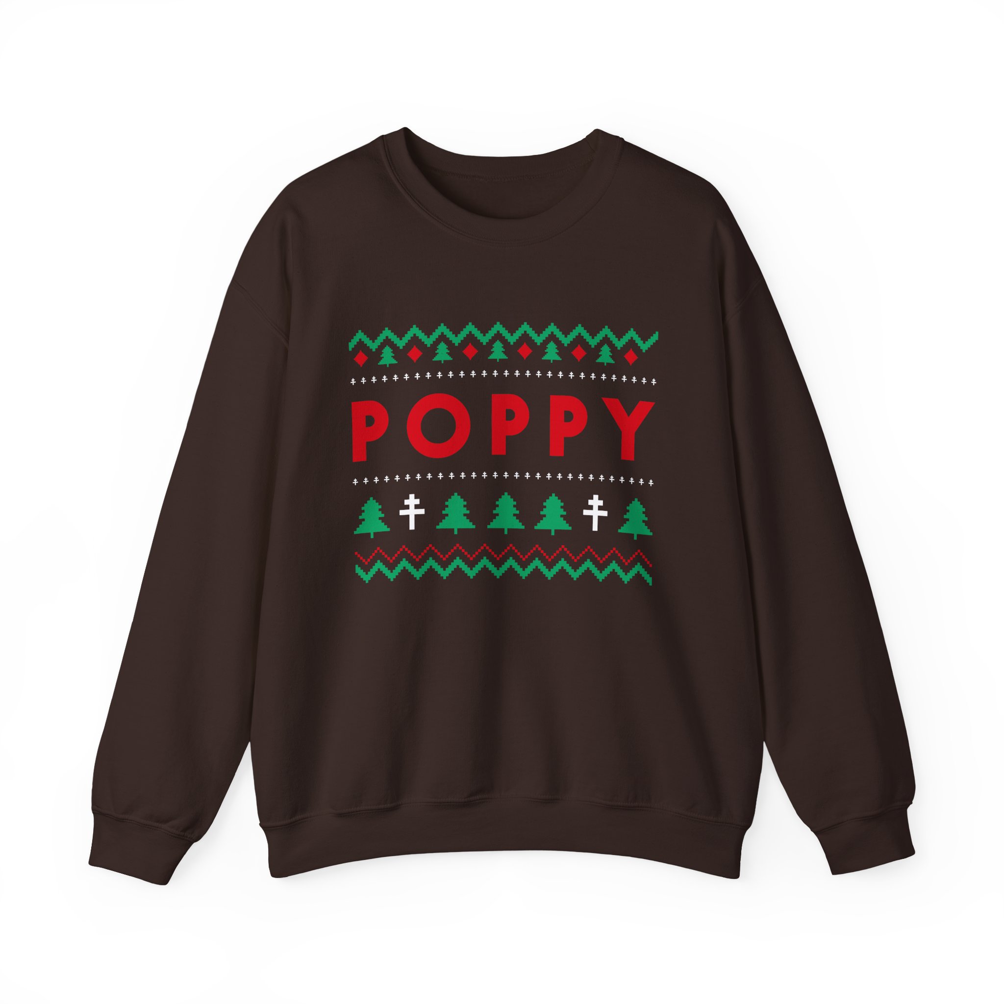 Poppy Unisex Heavy Blend™ Crewneck Sweatshirt - Image 5