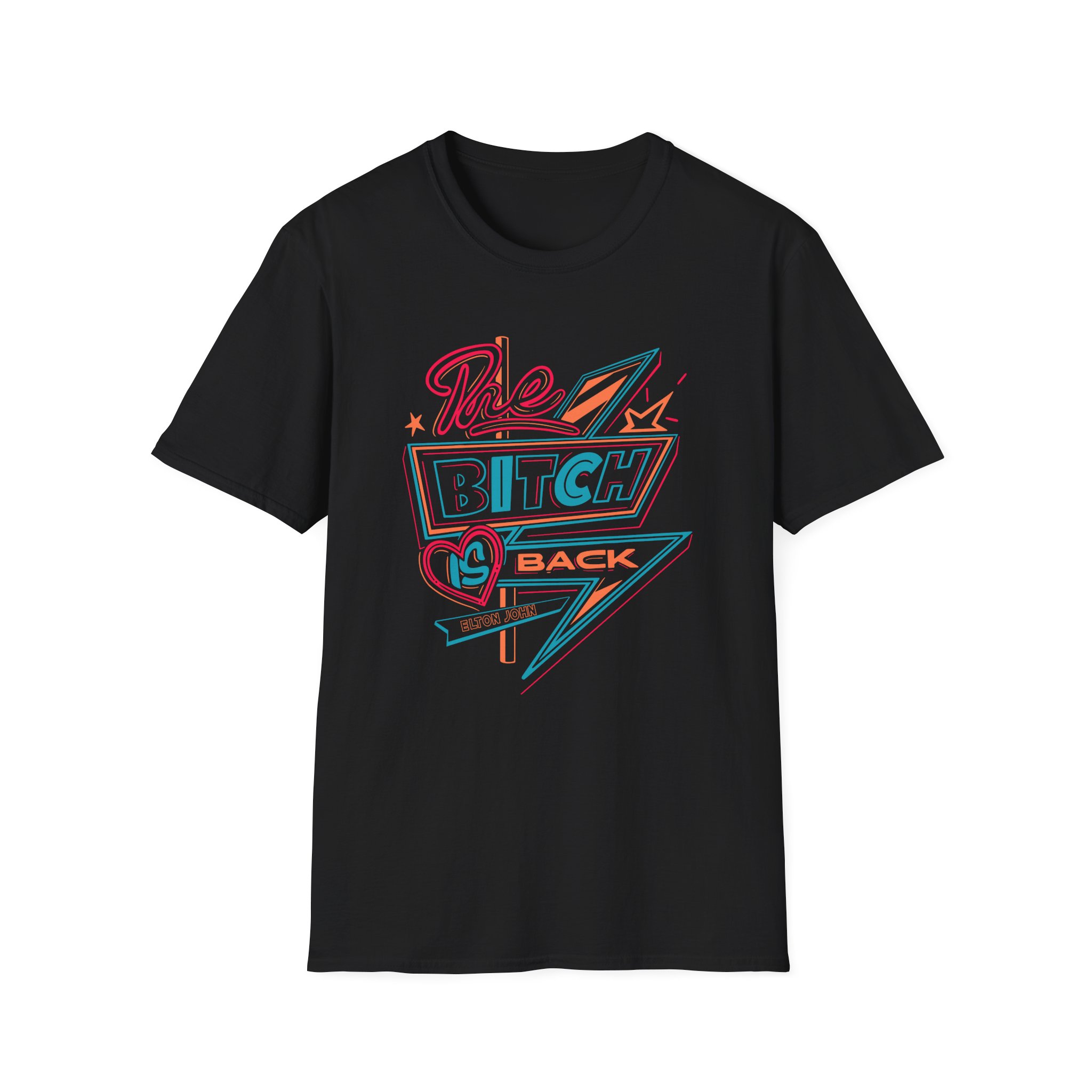 EJ Farewell The Bitch is Back Sign Unisex Softstyle T-Shirt