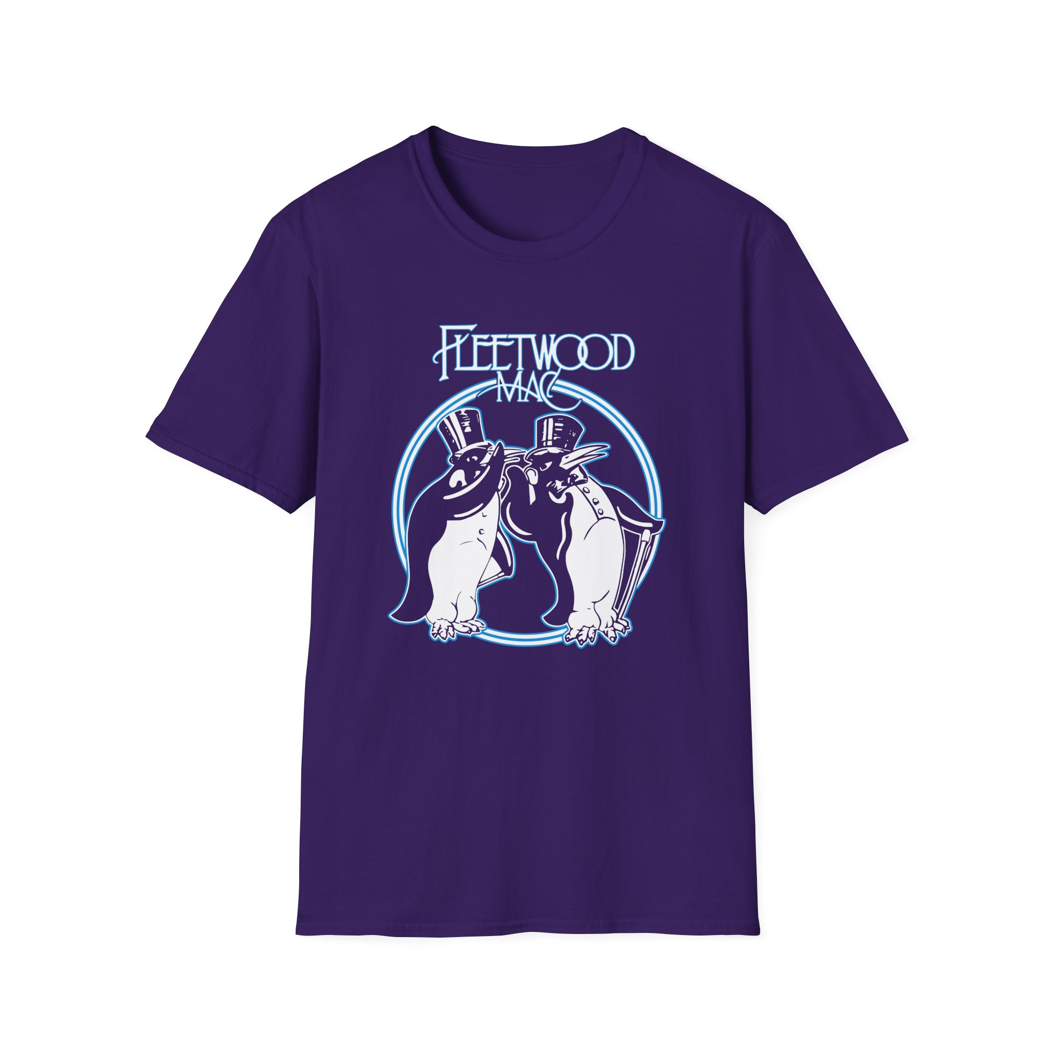 Fleetwood Mac Penguin Unisex Softstyle T-Shirt - Image 11
