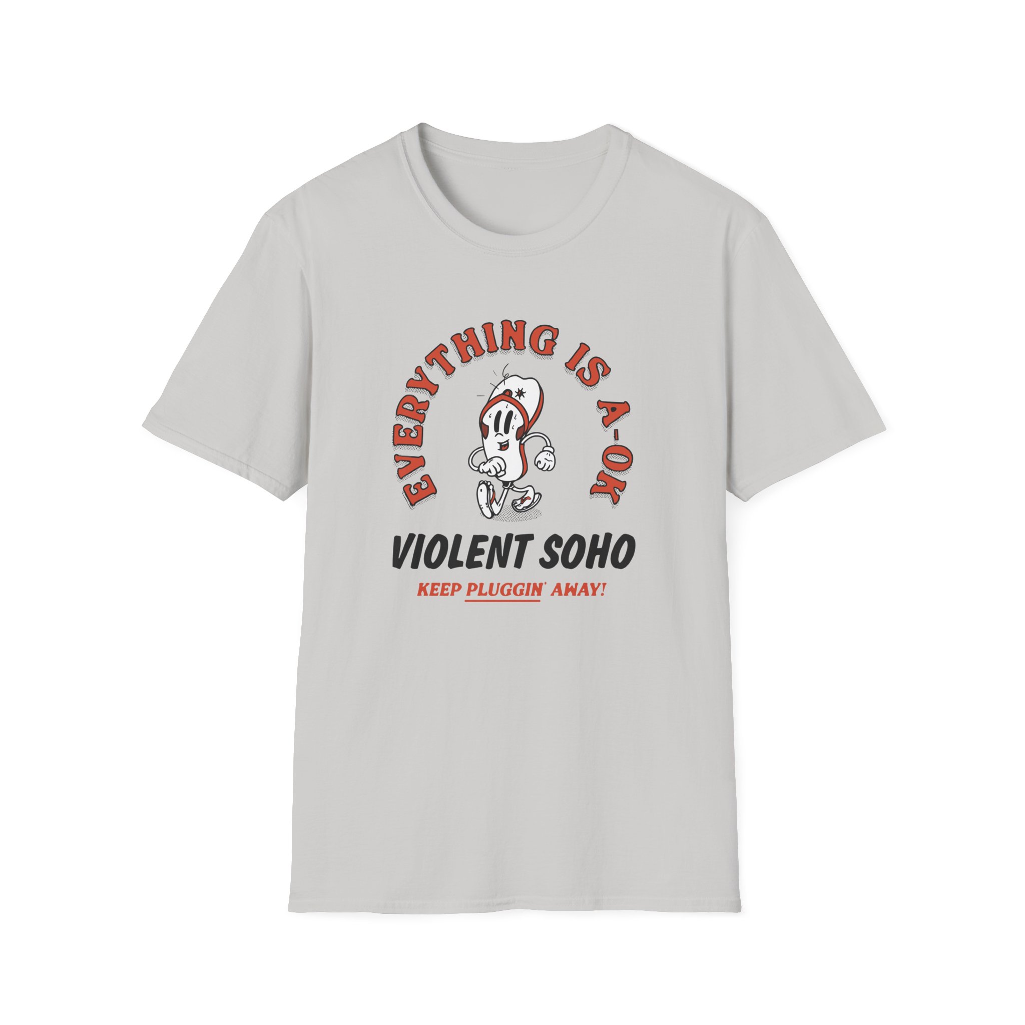 Violent Soho Keep on Pluggin Unisex Softstyle T-Shirt - Image 5