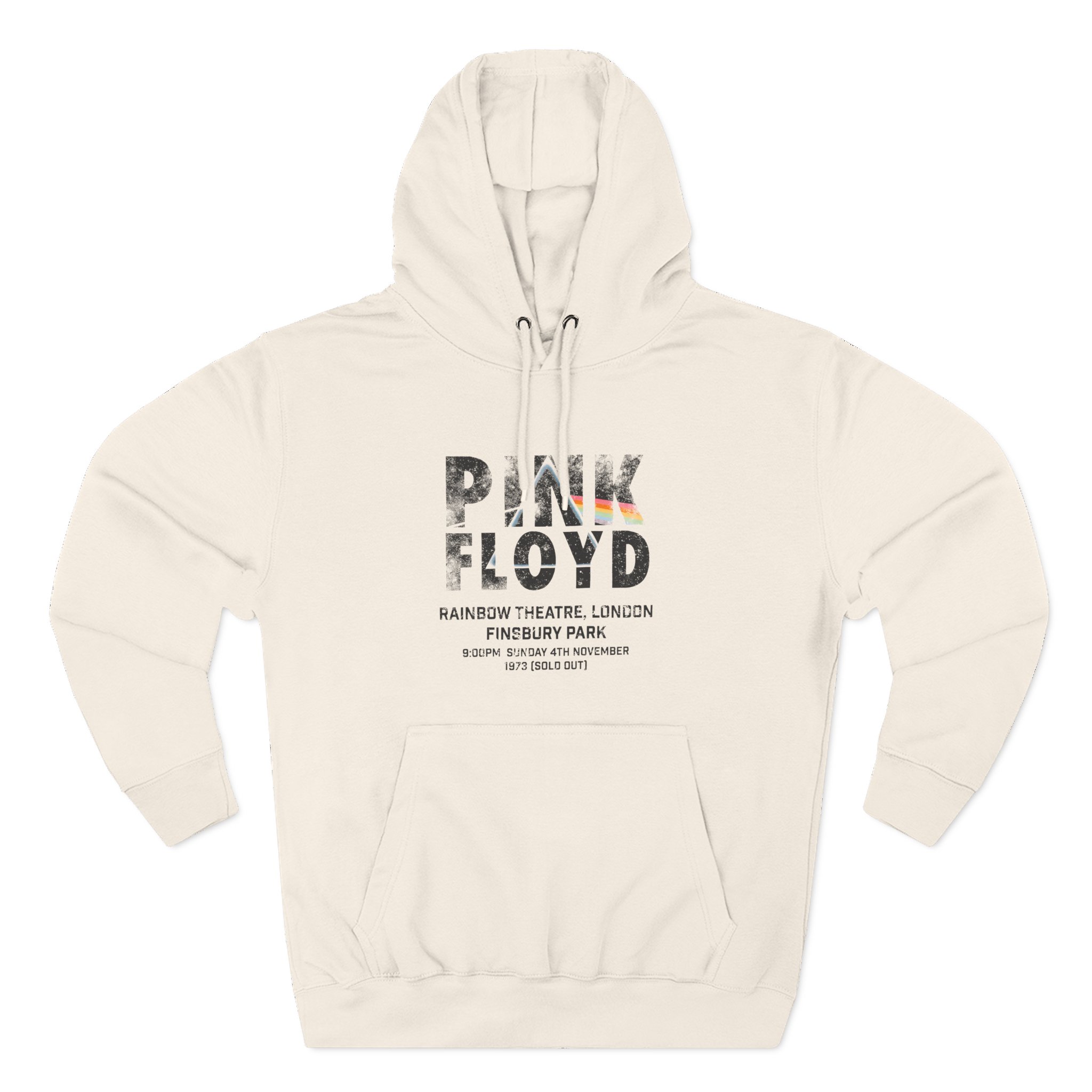 Pink Floyd Rainbow Three-Panel Fleece Hoodie - Image 5