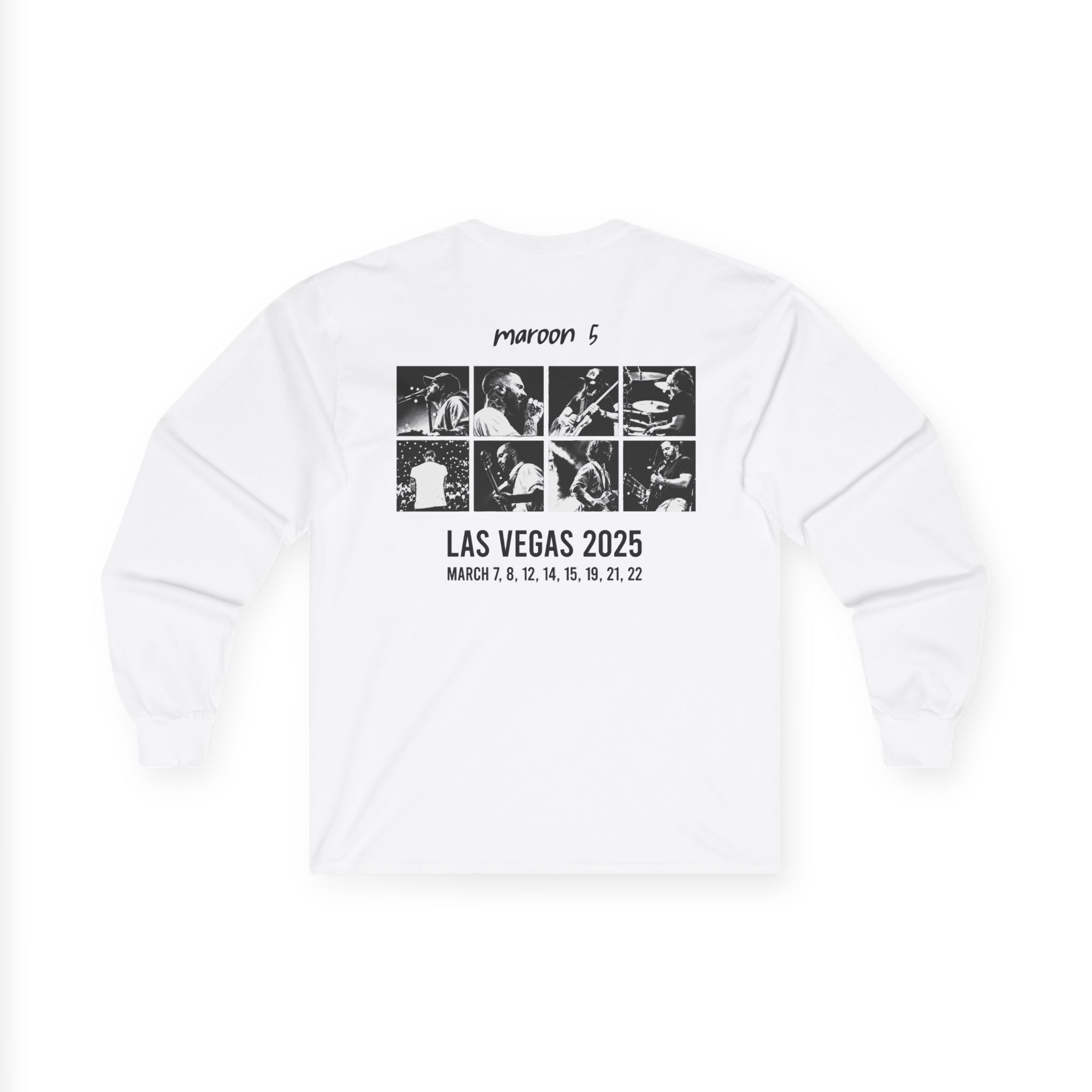 Adam Levine M5LV 2025 Grid Unisex Ultra Cotton Long Sleeve Tee - Image 2