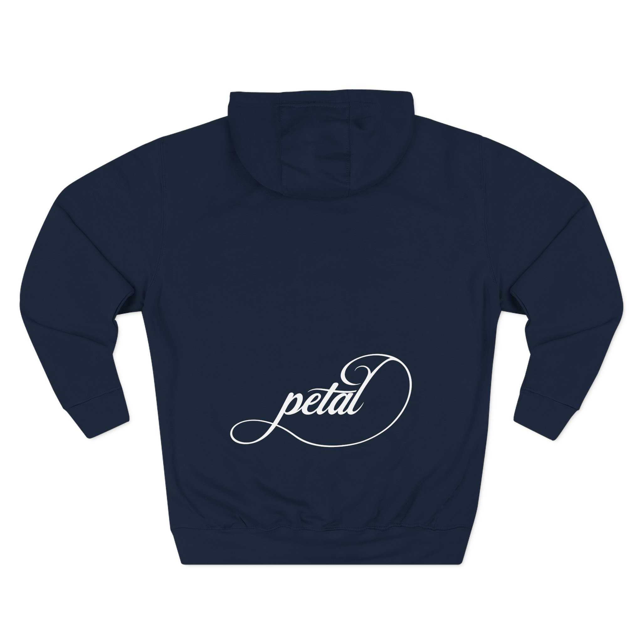 AG petal blurred flowers Three-Panel Fleece Hoodie - Image 10