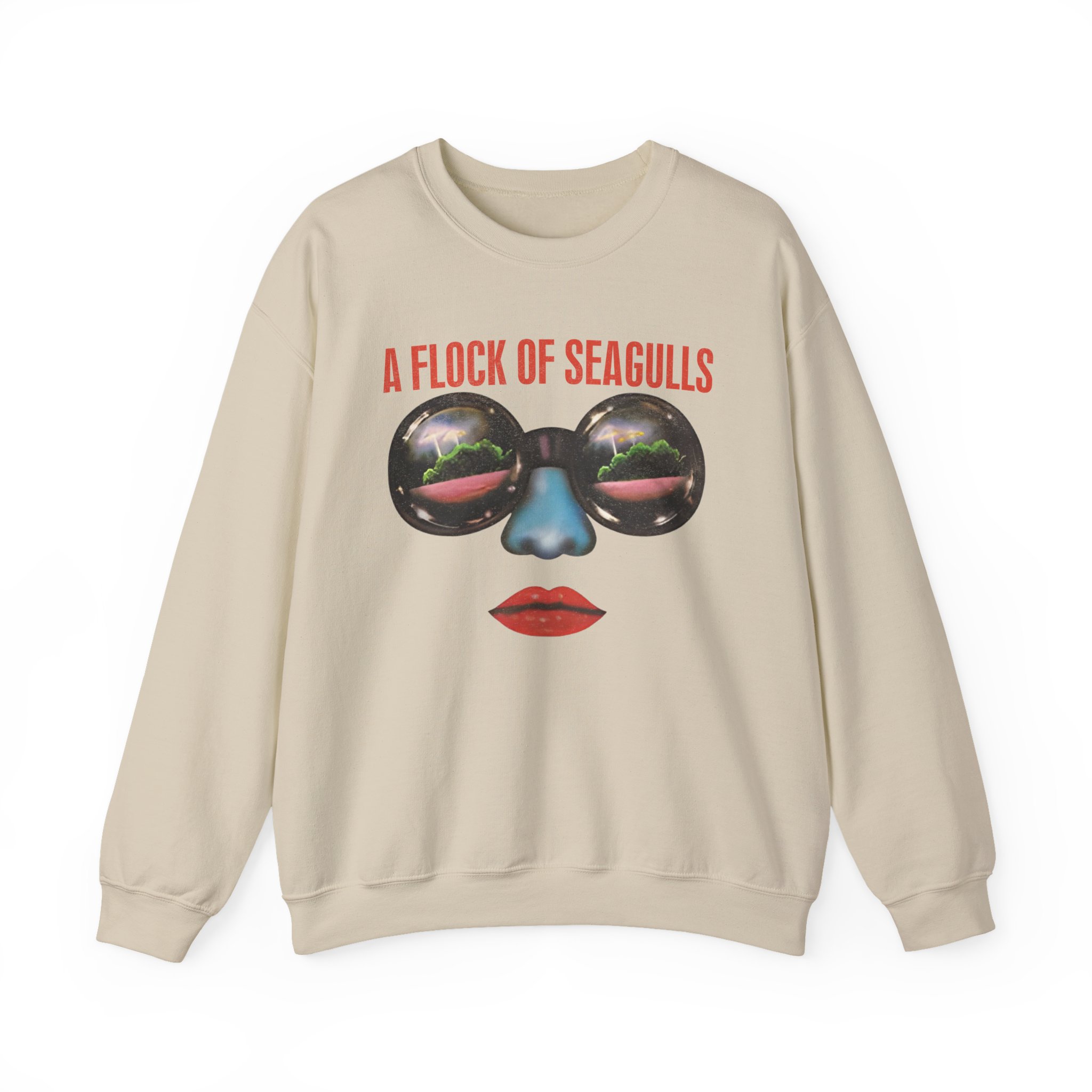 A Flock of Seagulls Us 1982 Tour Unisex Heavy Blend™ Crewneck Sweatshirt - Image 5