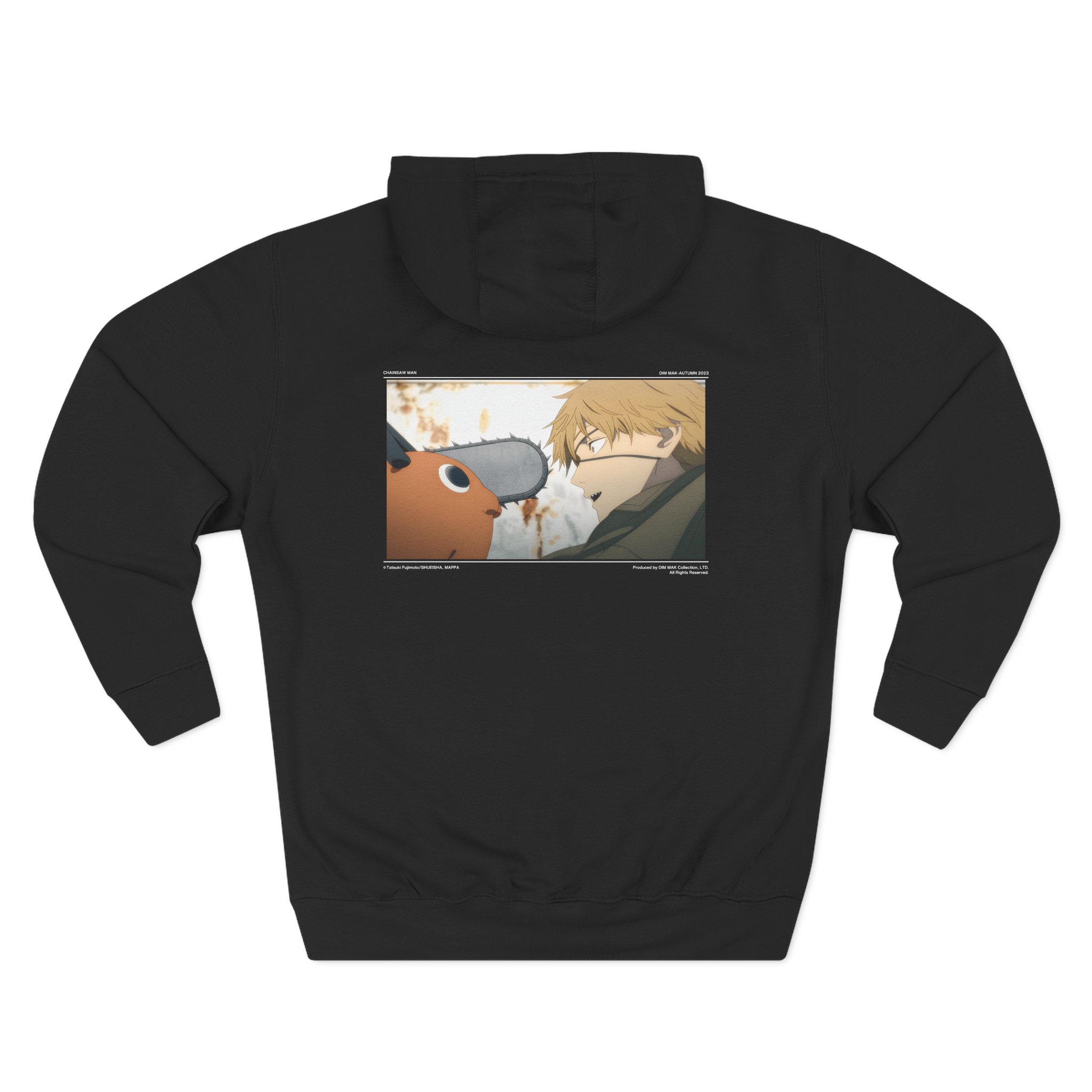 Chainsaw Man X Dim Mak Pochita Three-Panel Fleece Hoodie - Image 2