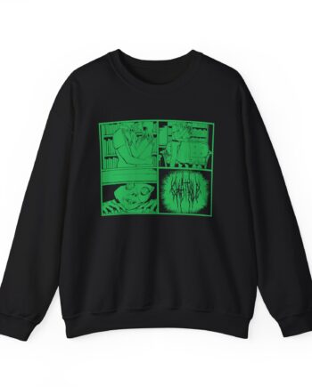 Chat Pile Green Rat Boy Unisex Heavy Blend™ Crewneck Sweatshirt