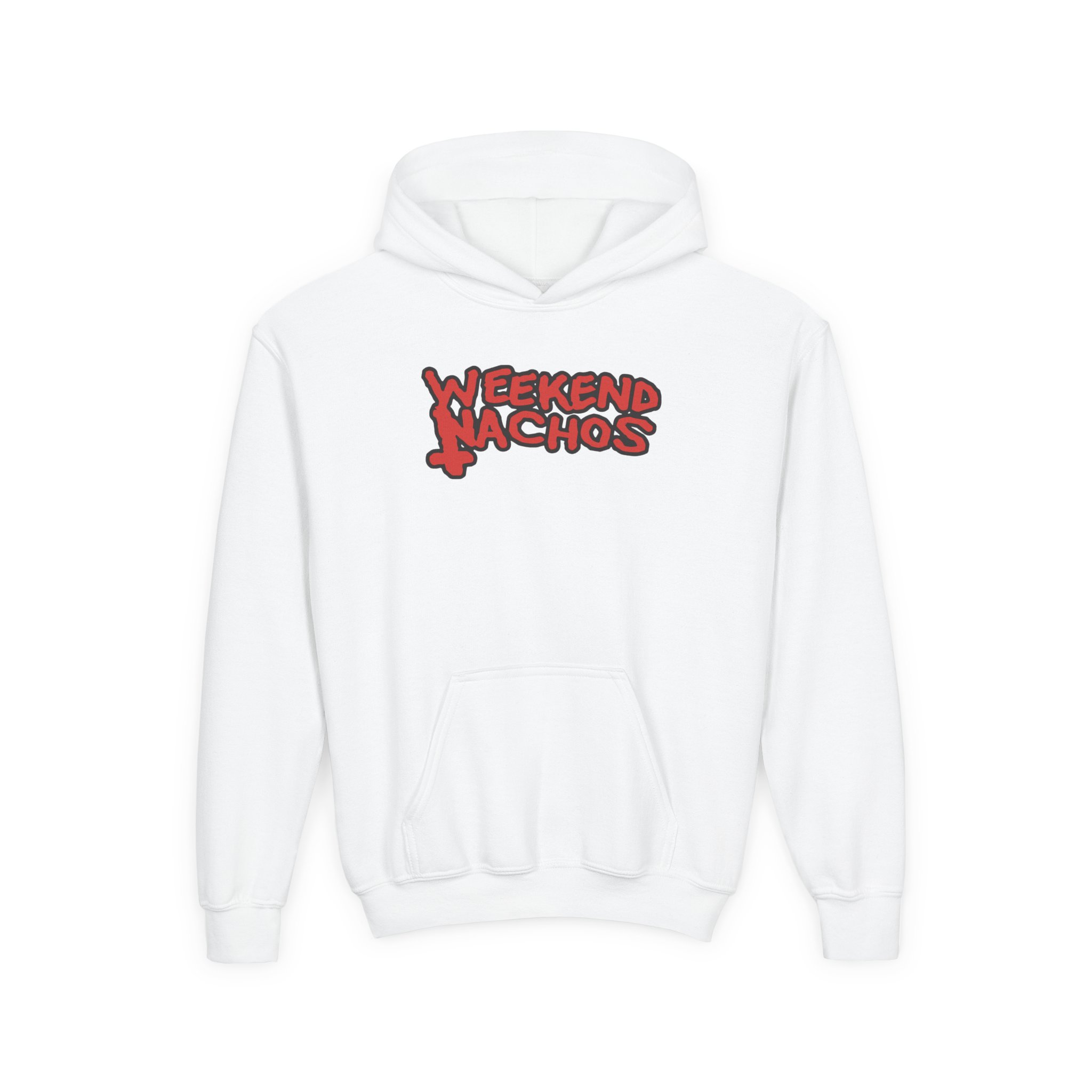 Youth Weekend Nachos Christian Heavy Blend Hooded Sweatshirt