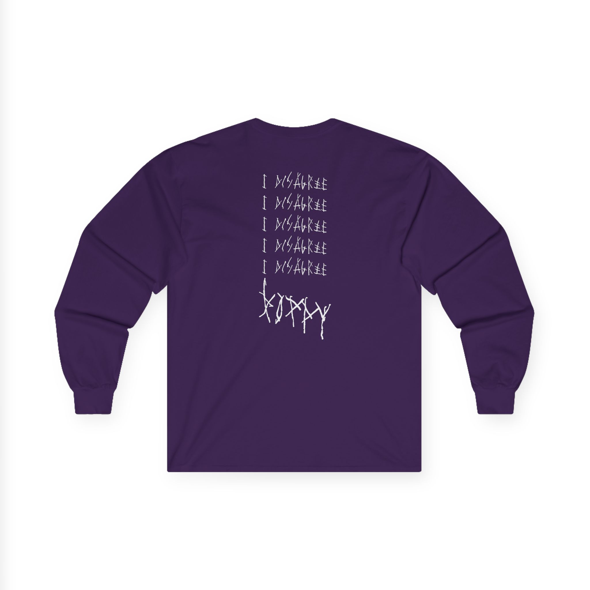 Poppy I Disagree' Album Artwork Unisex Ultra Cotton Long Sleeve Tee - Image 10