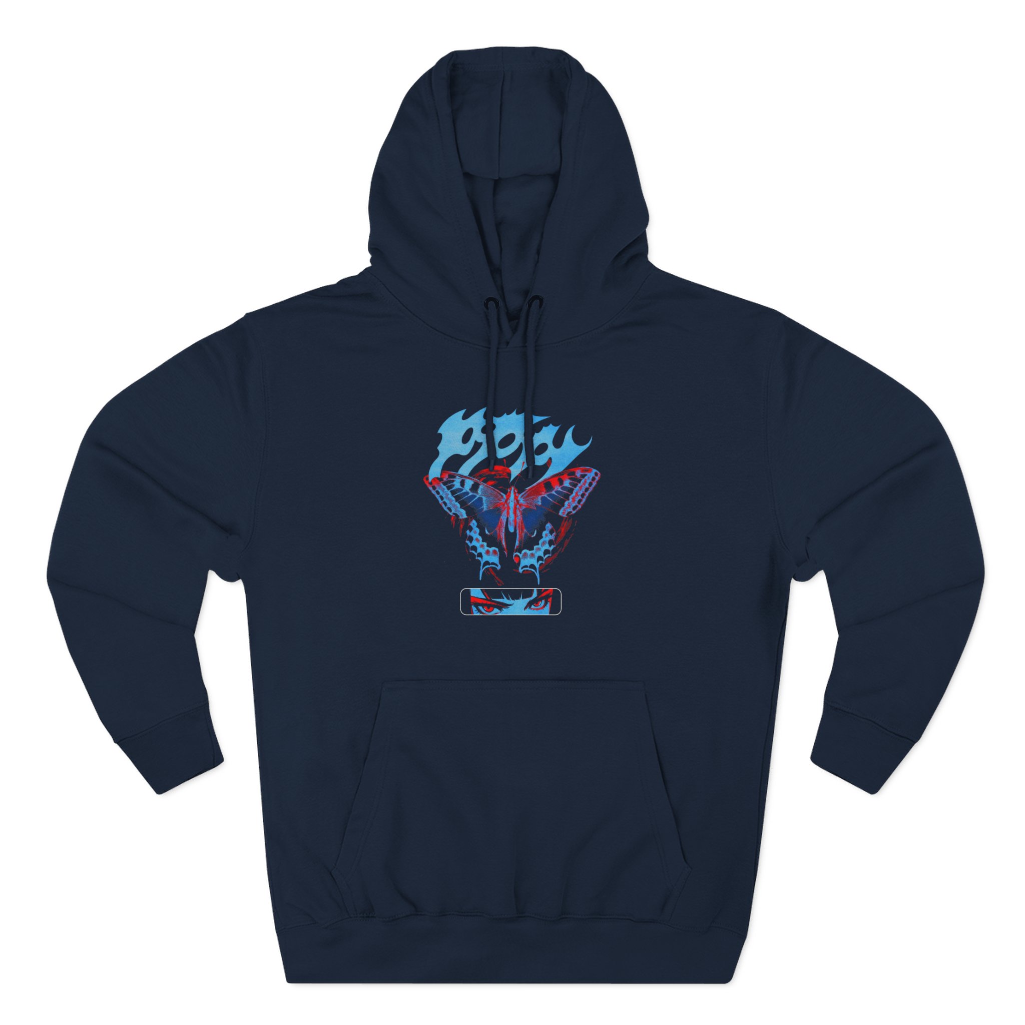 Poppy V.A.N Butterfly Three-Panel Fleece Hoodie - Image 7