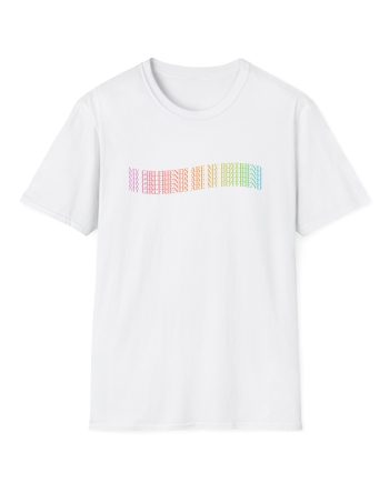 D L My Girlfriends Are My Boyfriend Pride Unisex Softstyle T-Shirt