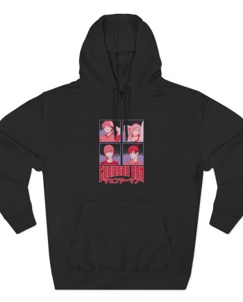 Chainsaw Man Tonal Group Three-panel Fleece Hoodie