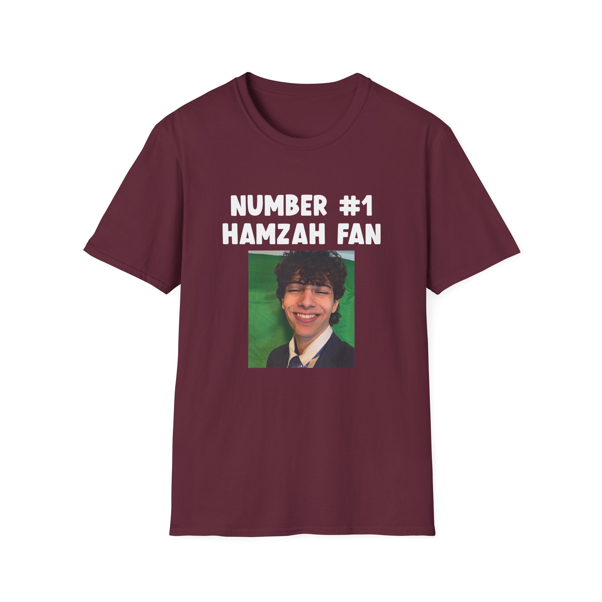 Hamza Slushynoobz Fan Unisex Softstyle T-Shirt - Image 3