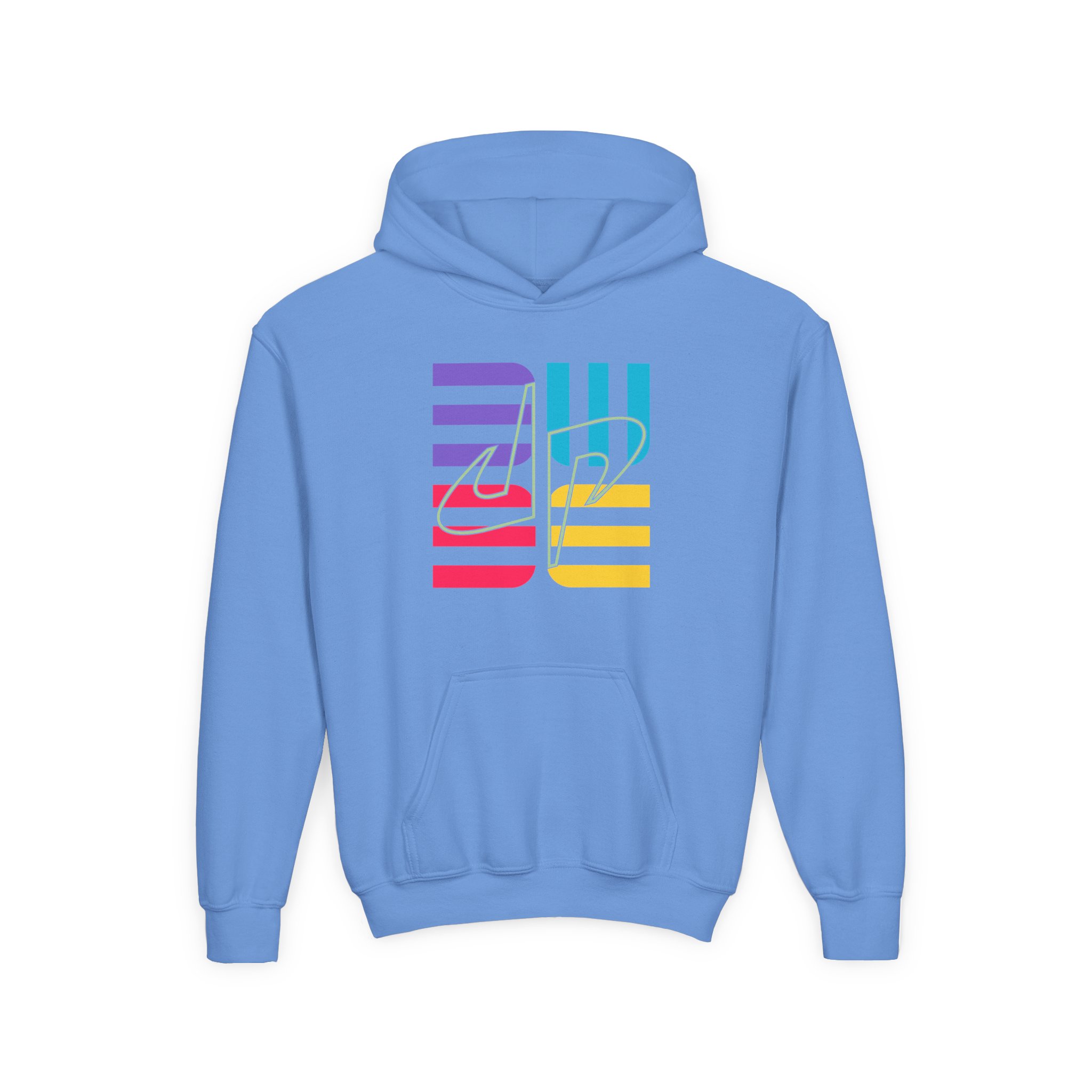 Dude Perfect Neon Champ Youth Heavy Blend Hooded Sweatshirt - Image 9