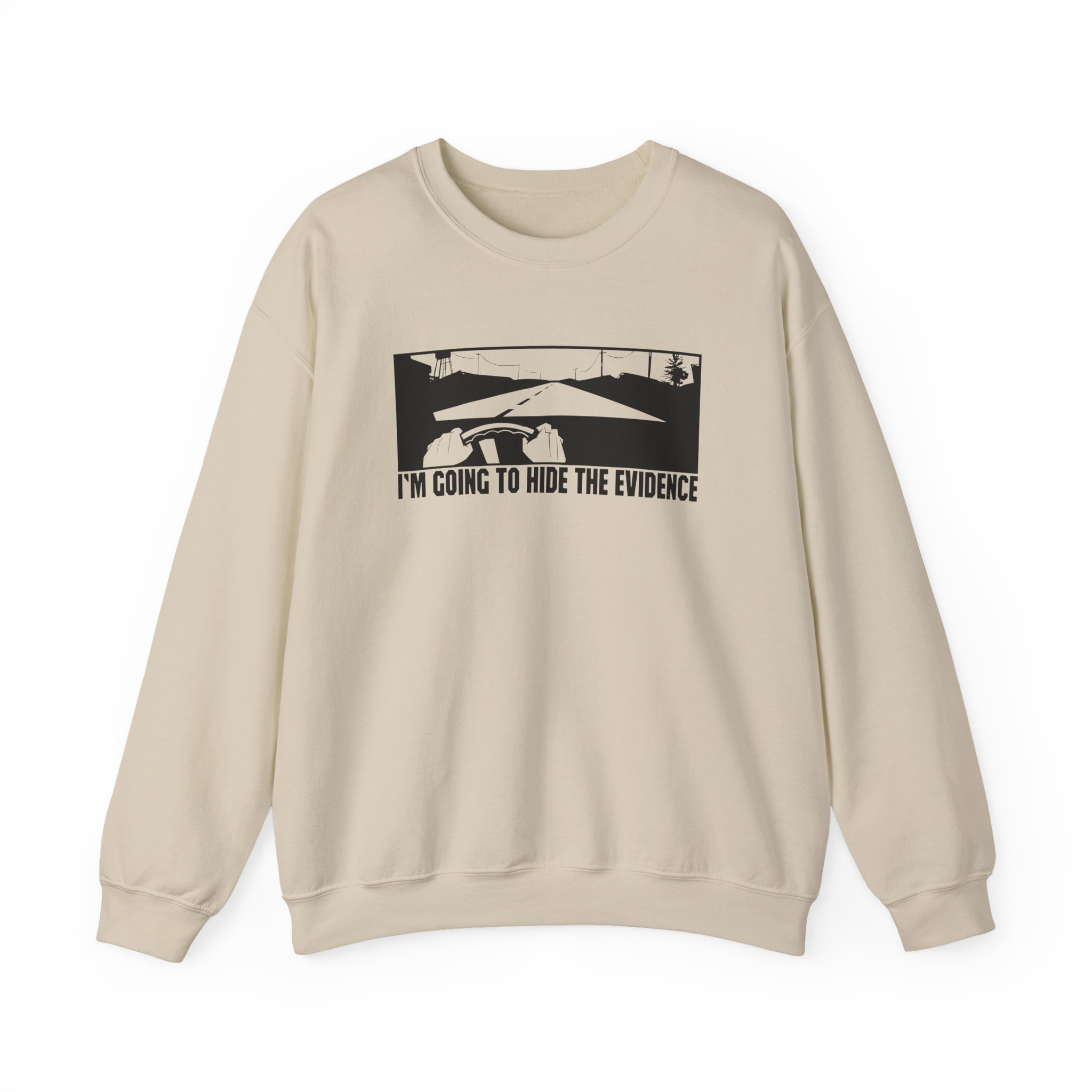 Shroud Hide The Evidence Unisex Heavy Blend™ Crewneck Sweatshirt - Image 5