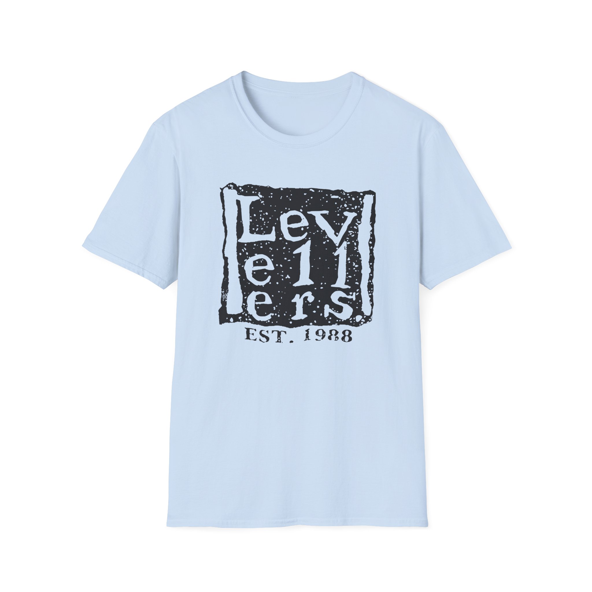 Levellers Logo Unisex Softstyle T-shirt - Image 15