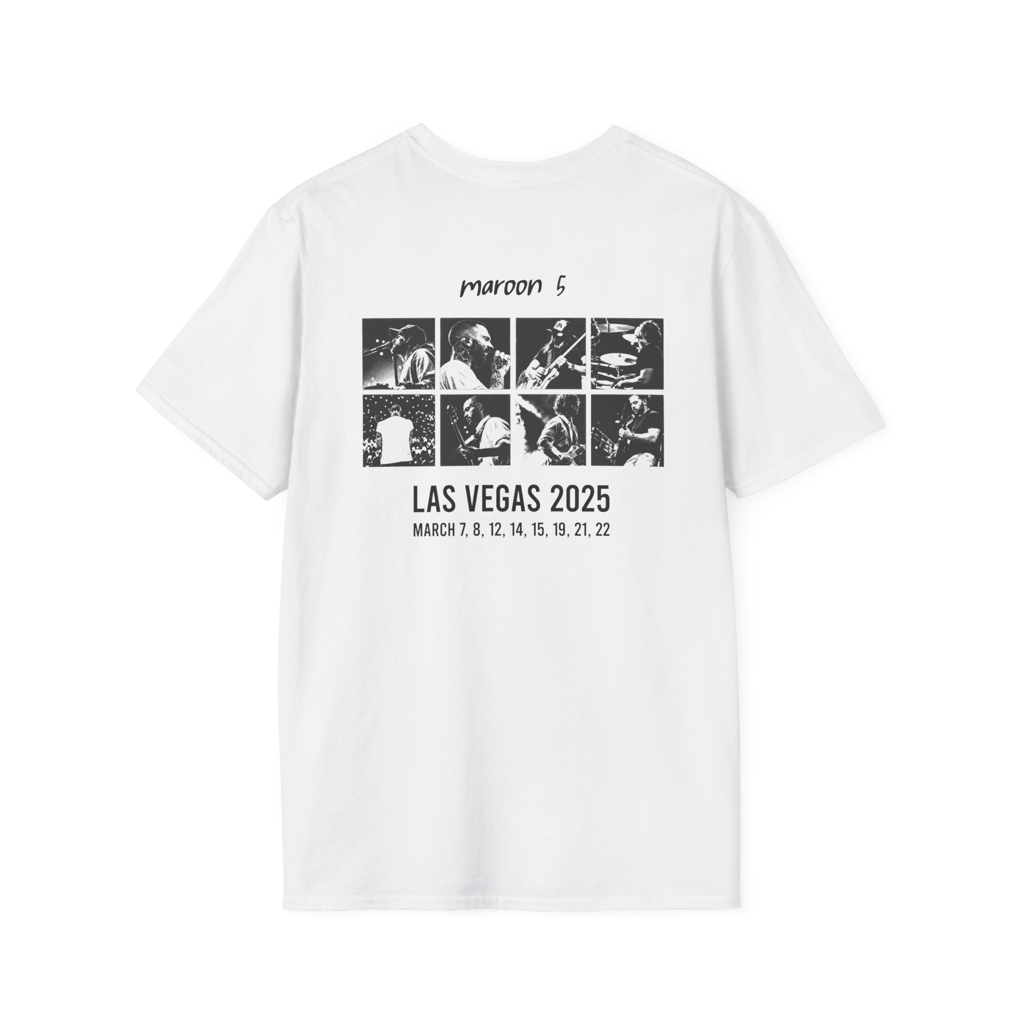 Adam Levine M5LV 2025 Grid Unisex Softstyle T-Shirt - Image 2