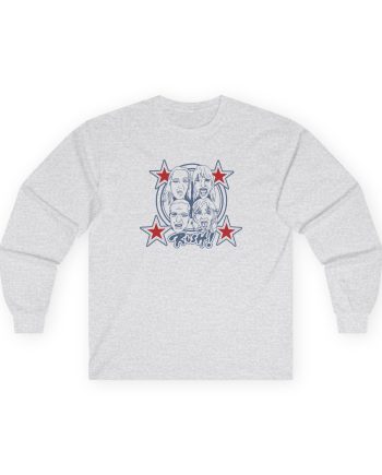 Maneskin RUSH! Faces & Red Starz Unisex Ultra Cotton Long Sleeve Tee