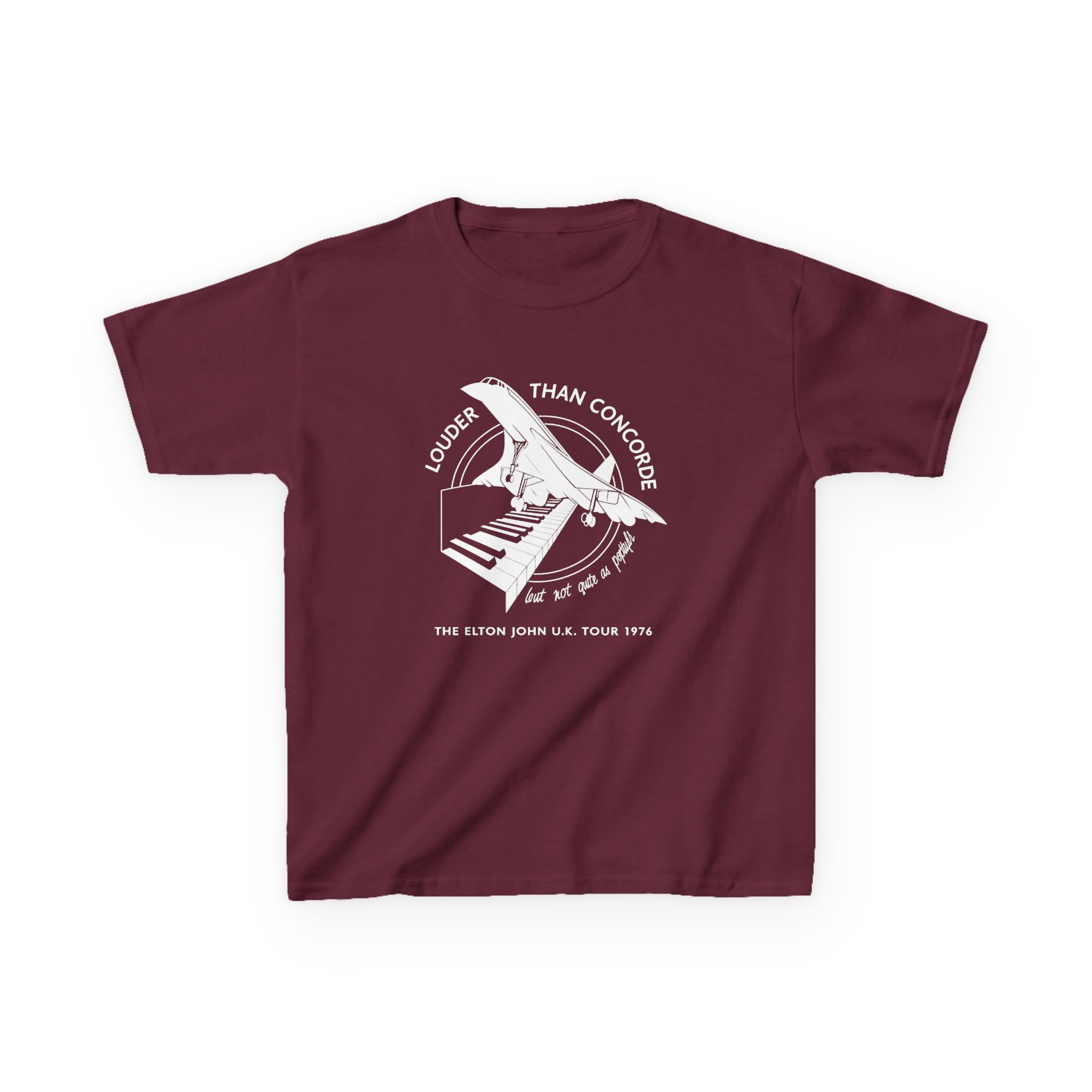 Ej Farewell Vintage Louder Than Concorde Kids Heavy Cotton™ Tee - Image 3