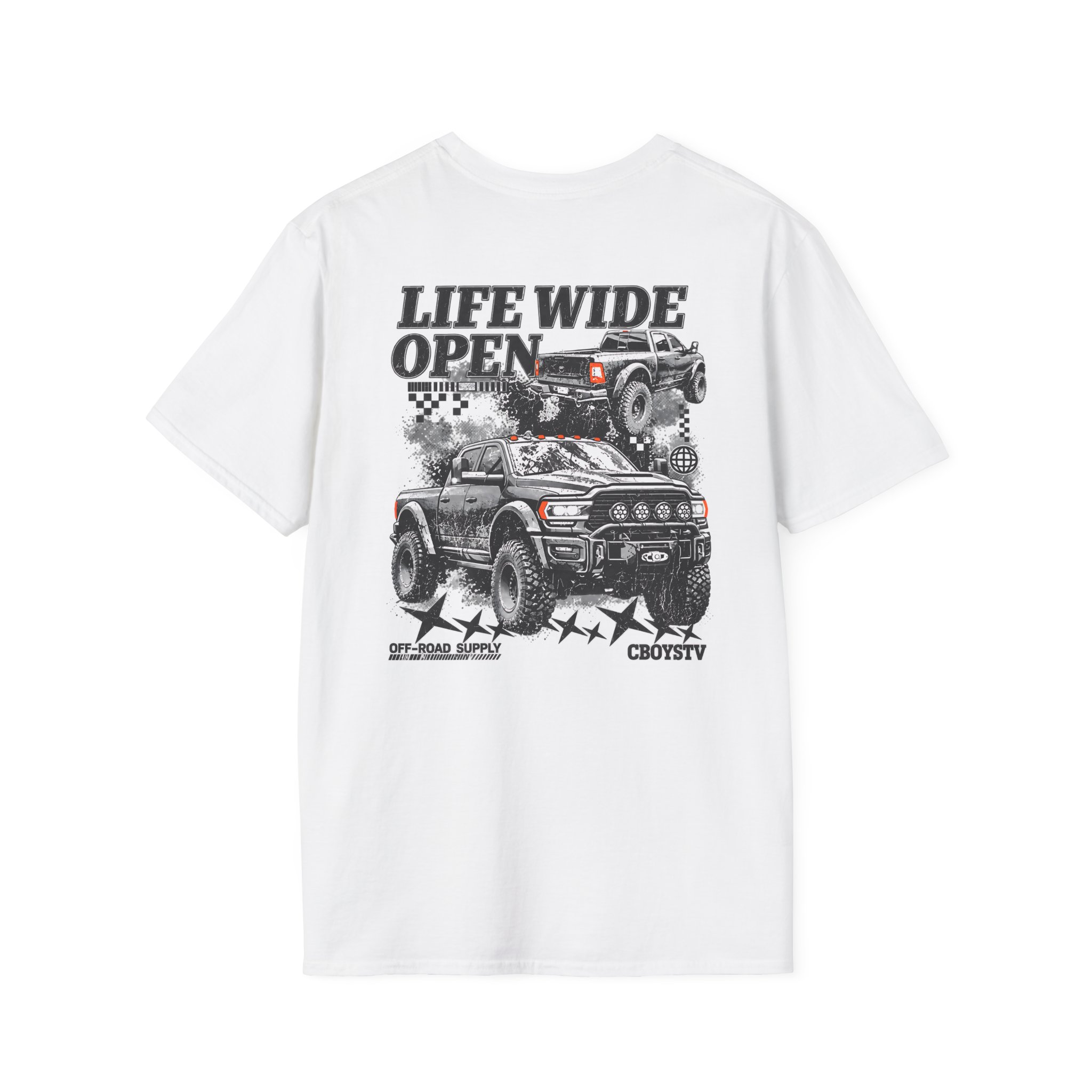 Cboystv Prospector Whiteout Unisex Softstyle T-Shirt - Image 2