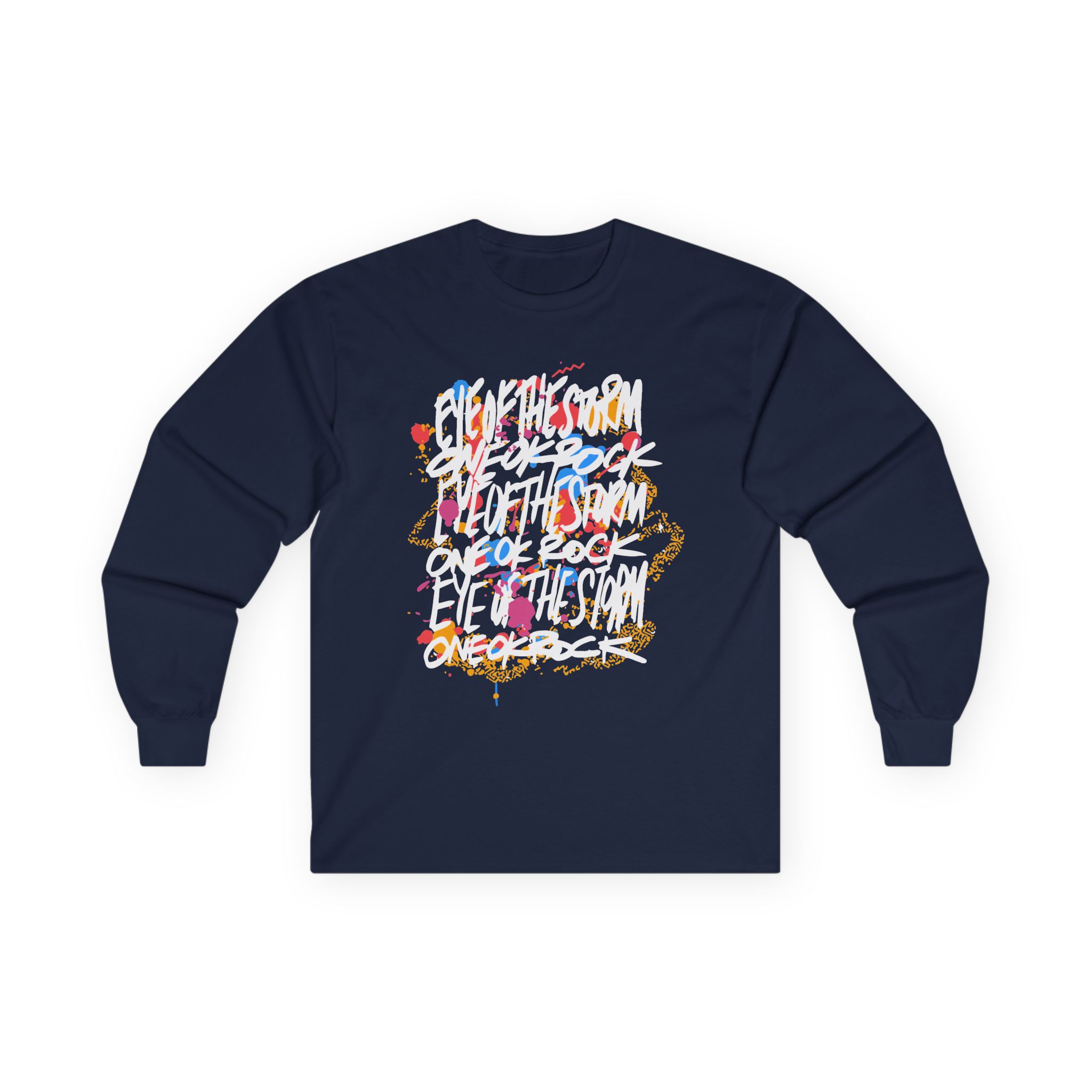 One Ok Rock Painted Storm Unisex Ultra Cotton Long Sleeve Tee - Image 13