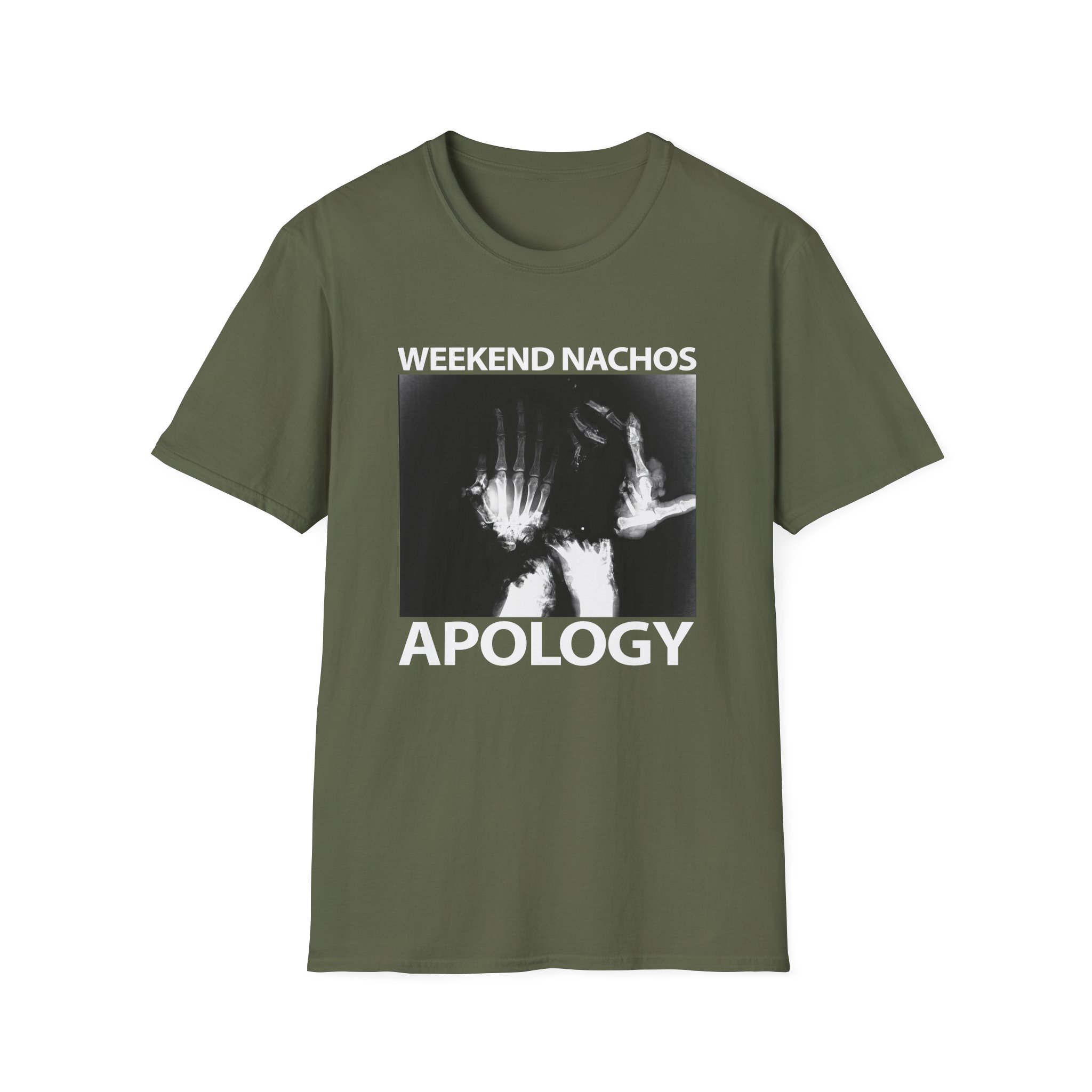 Weekend Nachos Apology Unisex Softstyle T-Shirt - Image 7