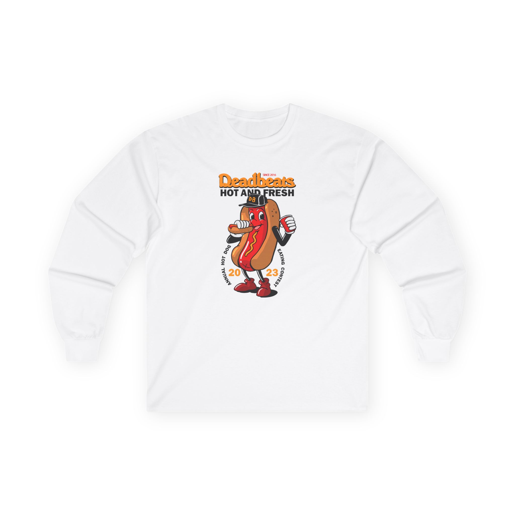 Deadbeats Jamboree Hot Dog Unisex Ultra Cotton Long Sleeve Tee