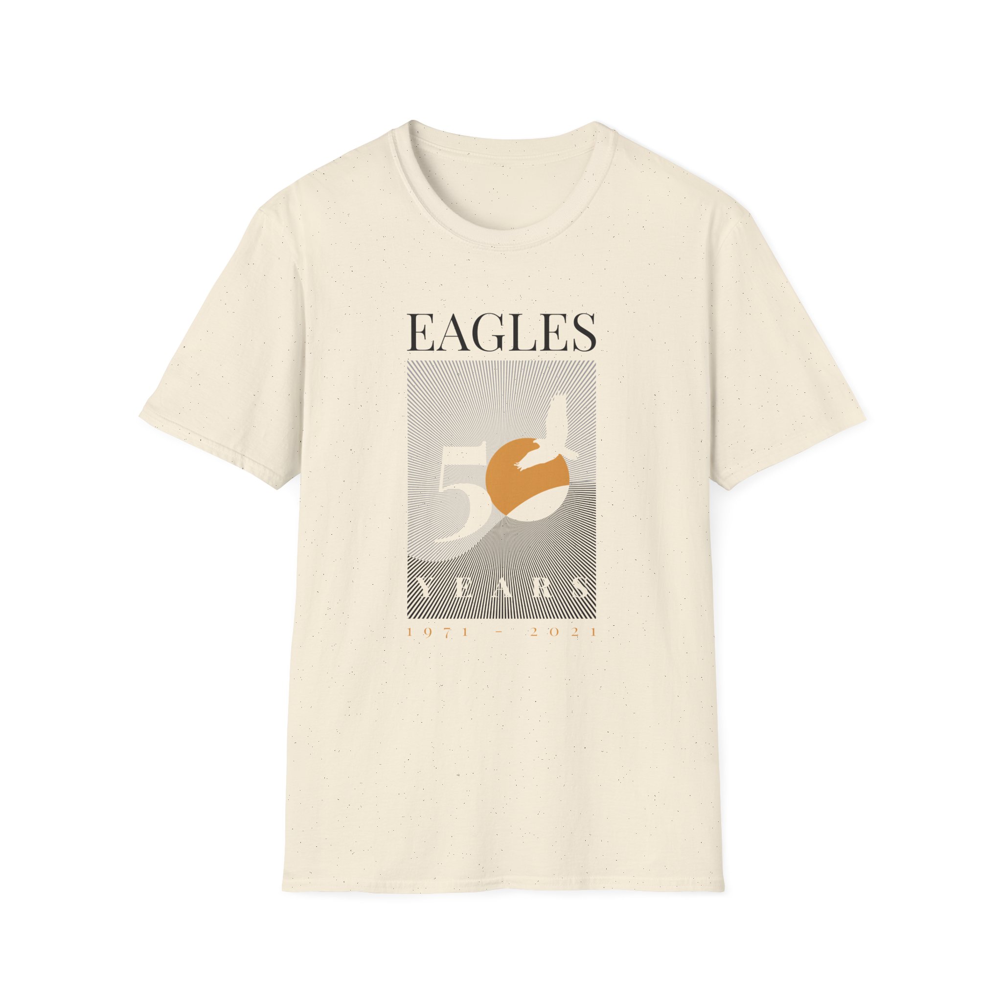 The Eagles 50 Years Sunrise Unisex Softstyle T-Shirt