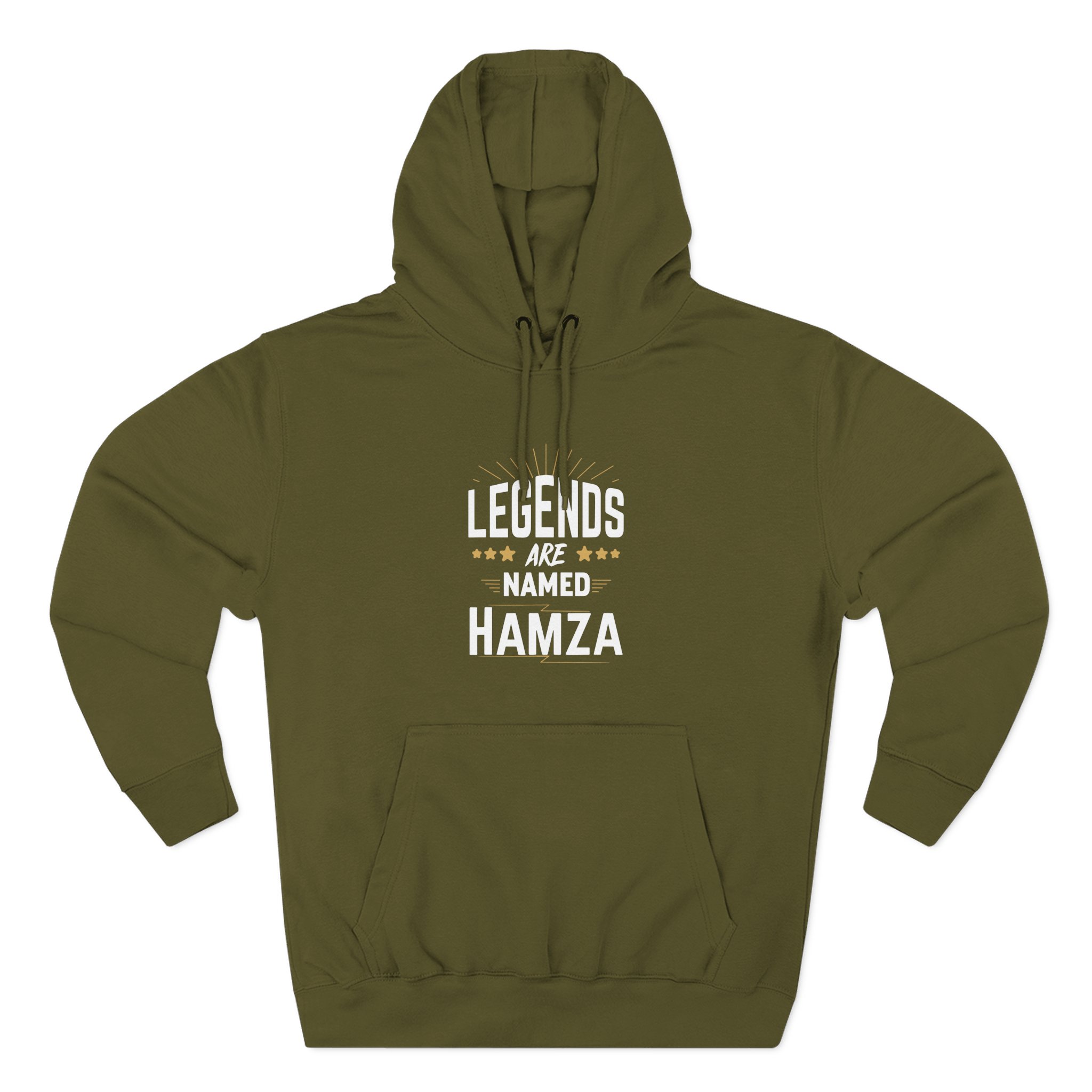 Hamza Legends Are Named Three-Panel Fleece Hoodie - Image 5