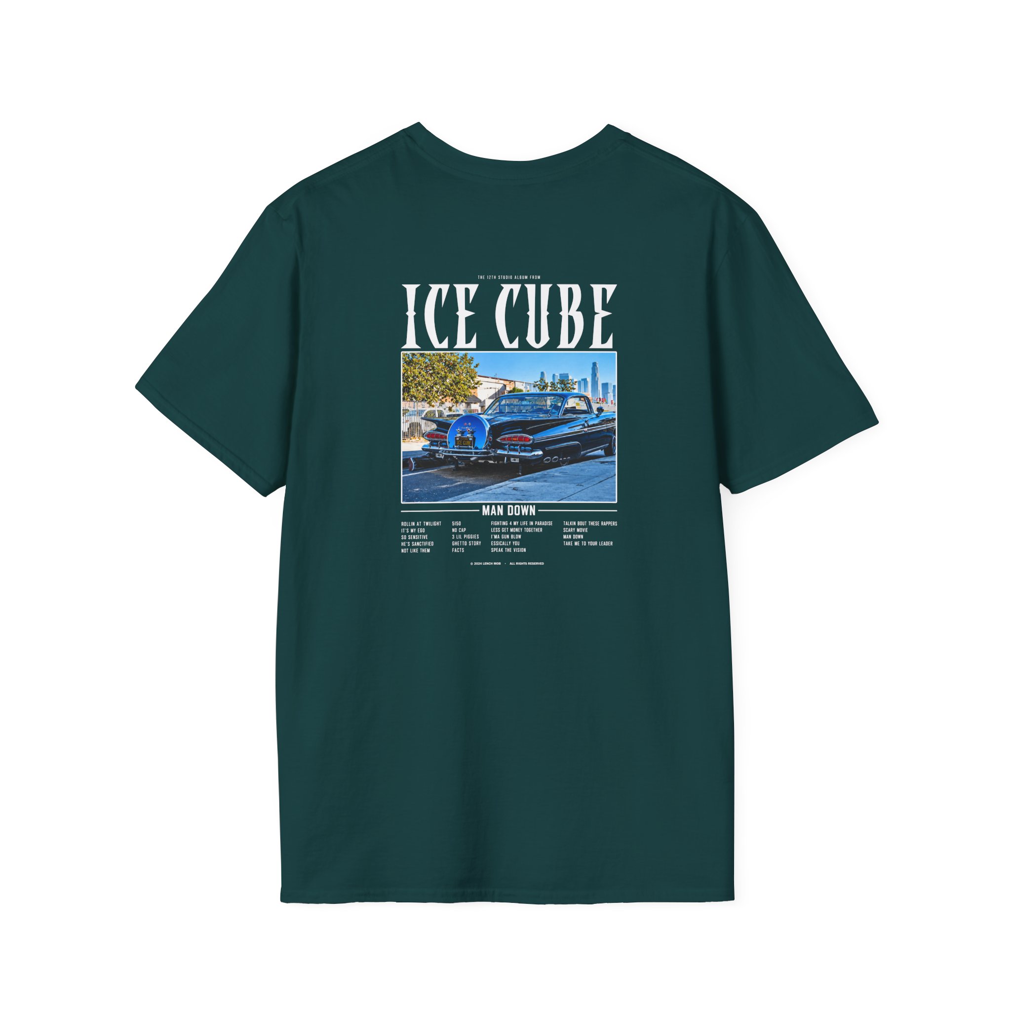 Ice Cube Man Down Street Unisex Softstyle T-Shirt - Image 10